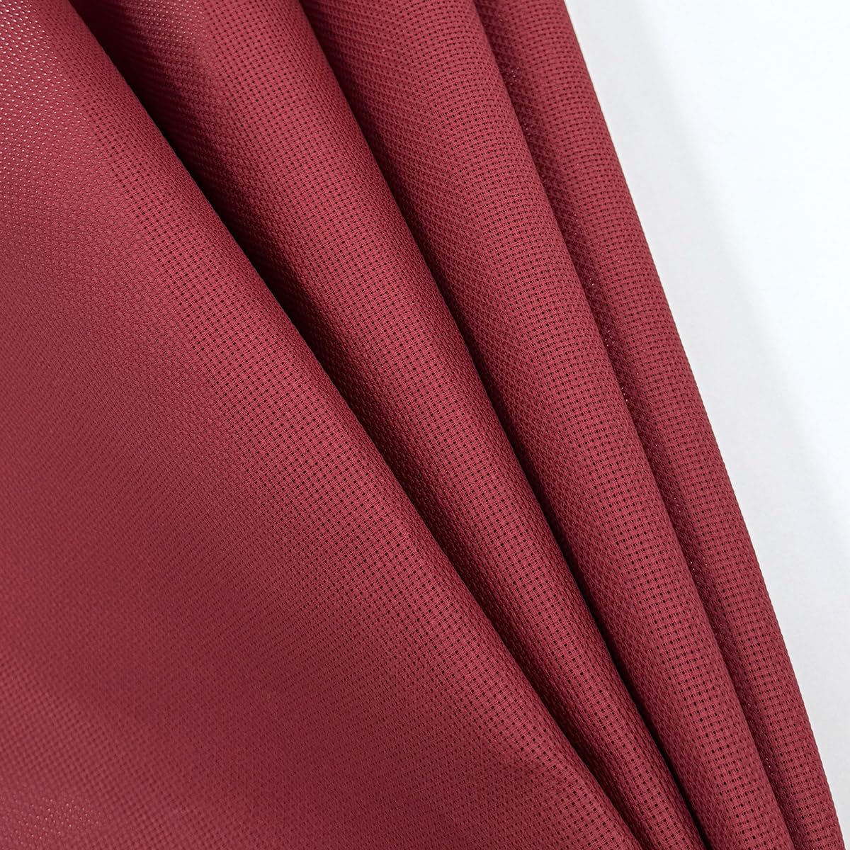 Aida Cloth 14 Count Cross Stitch Fabric Cross Stitch Aida Cloth for Embroidery and Needlework (Wine red, 30 * 39inch)