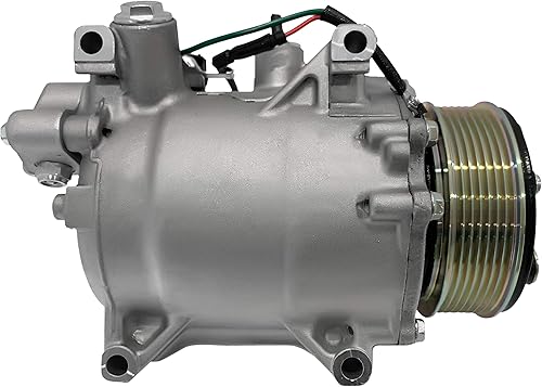 RYC Nuevo compresor de CA y embrague de A/C IH580-01 (se adapta a Honda CR-V 2.4L 2007, 2008, 2009, 2010, 2011, 2012, 2013, 2014; compatible con
