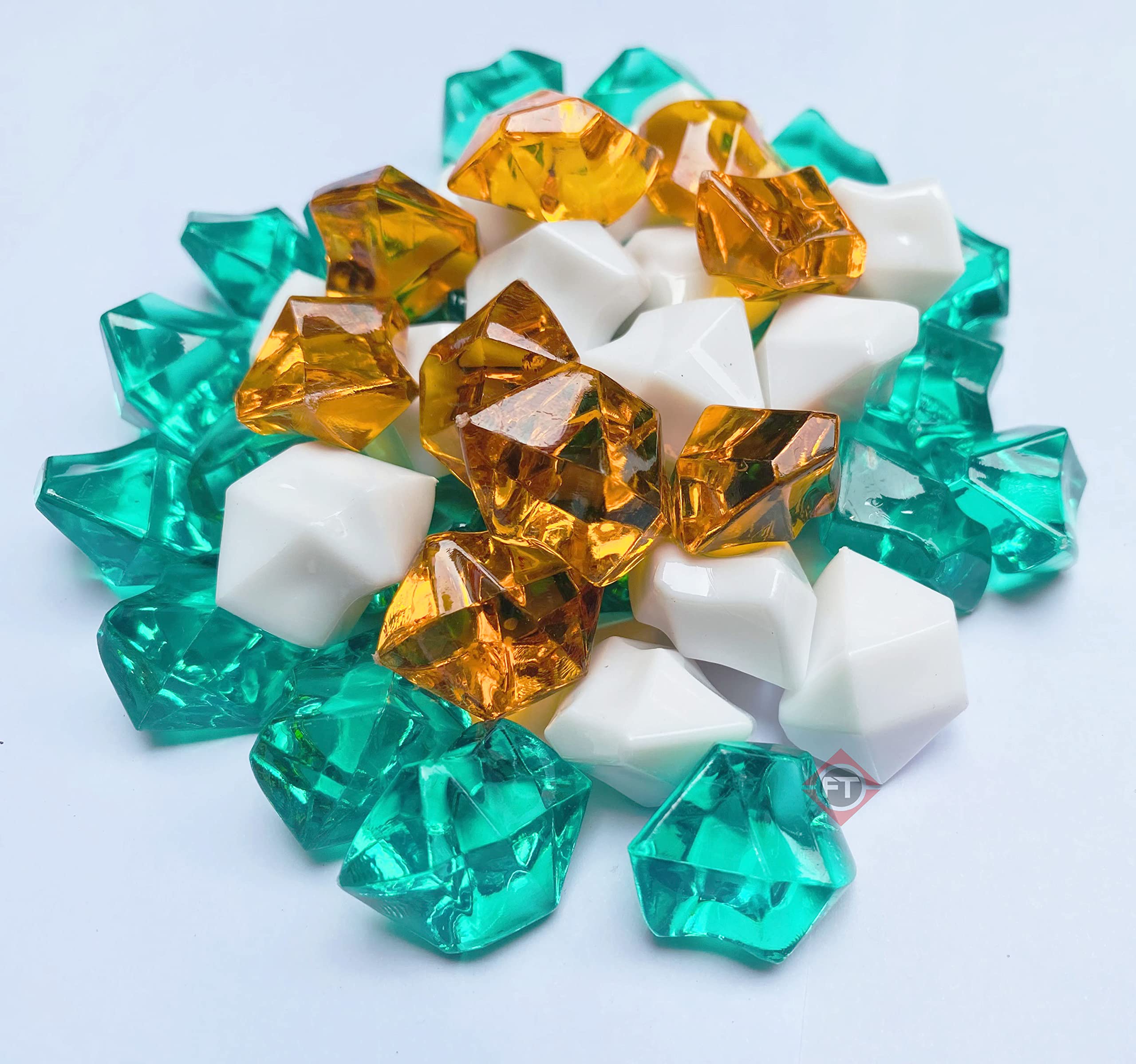 Firstly Traders 300g Decorative Marbles and Vase Fillers Orange White Green Colour Aquarium Fillers| Home Decor Items for Independence Day (B0B9G4YQBT) Amazon Price History, Amazon Price Tracker