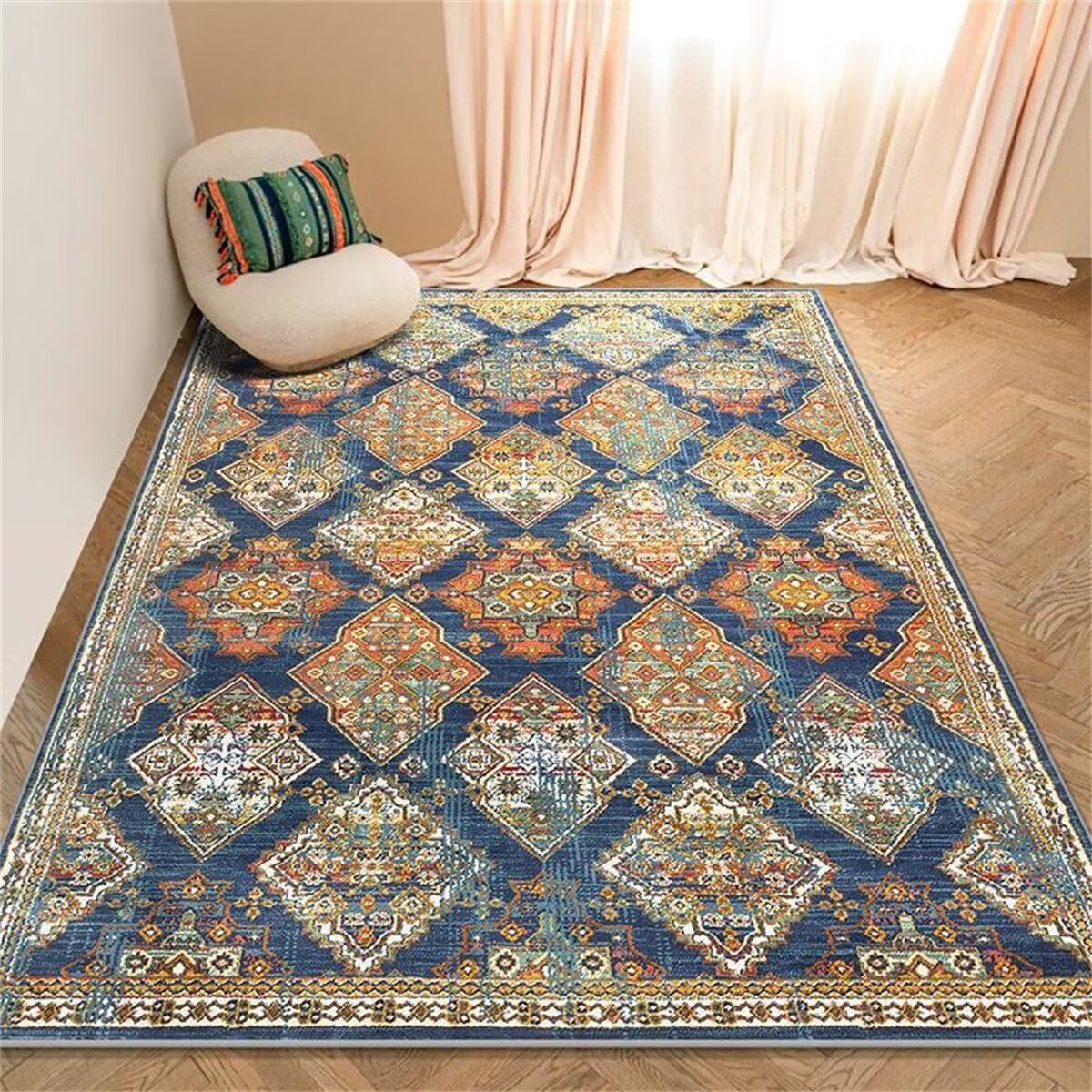 Tapis Salon Anti-Glisse Réchauffez Vos Sols en Moquette Intérieure 80X200