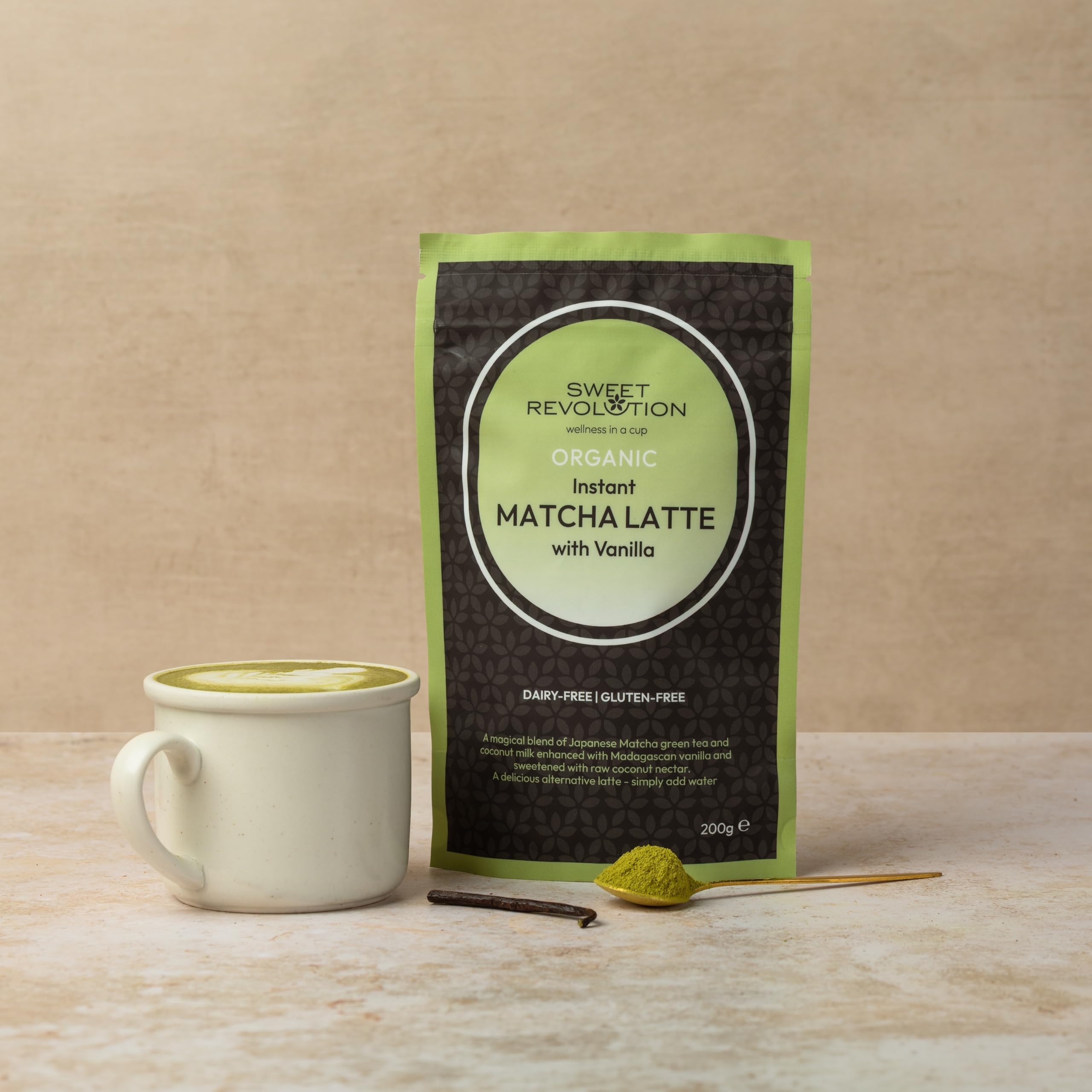 Sweet Revolution Organic Instant Matcha Latte 200g