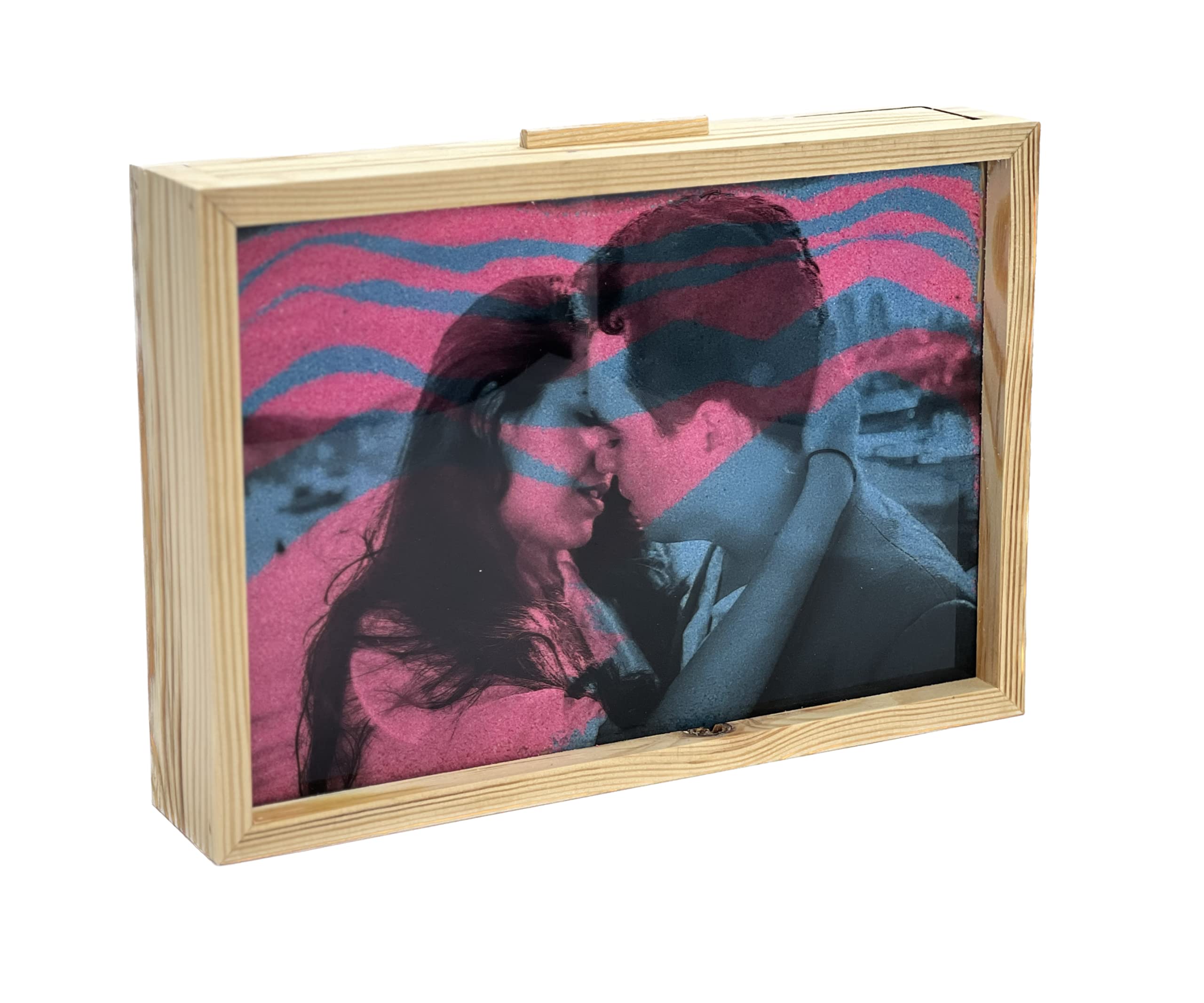 Caja de Madera Personalizada con Fotografía Impresa en Metacrilato | 30x25x6,5cm | 100% a tu Gusto | Regalo Ideal para Bodas, Cumpleaños y Aniversarios | Fabricado en España