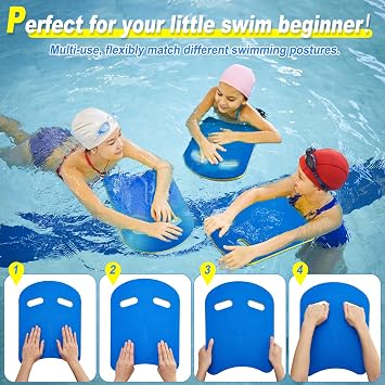 Hungdao 3pcs Safety Swimming Kickboard for Adult Beginner Training Aid Pool Kick Board U Design Float Children Swimming Training Pool Exercise Equipment