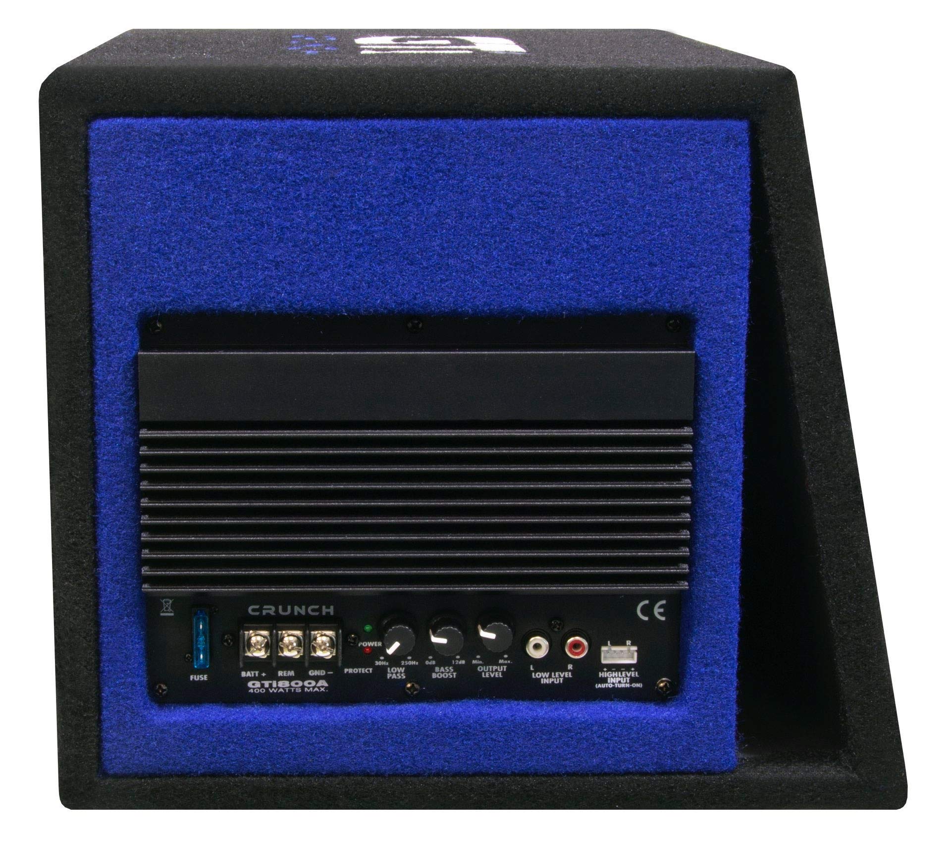 Crunch GTI800A - Subwoofer per auto attivo, 400 W