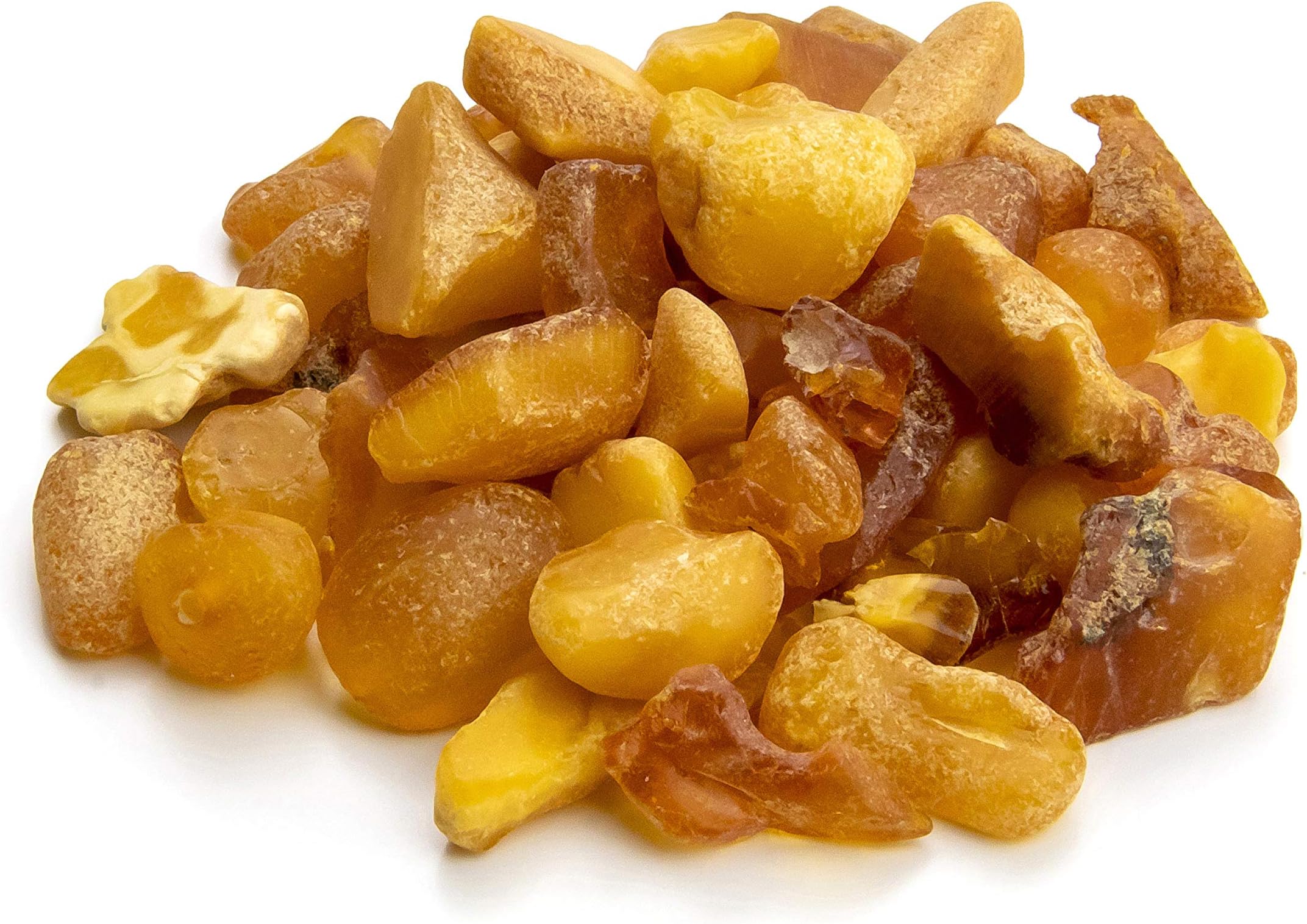 Baltic Amber Manufacturing Leftovers - Certified Handmade Natural Loose Chips Ambar Piedra for Crafting Jewelry and Beads (No Holes) - Amber Culture
