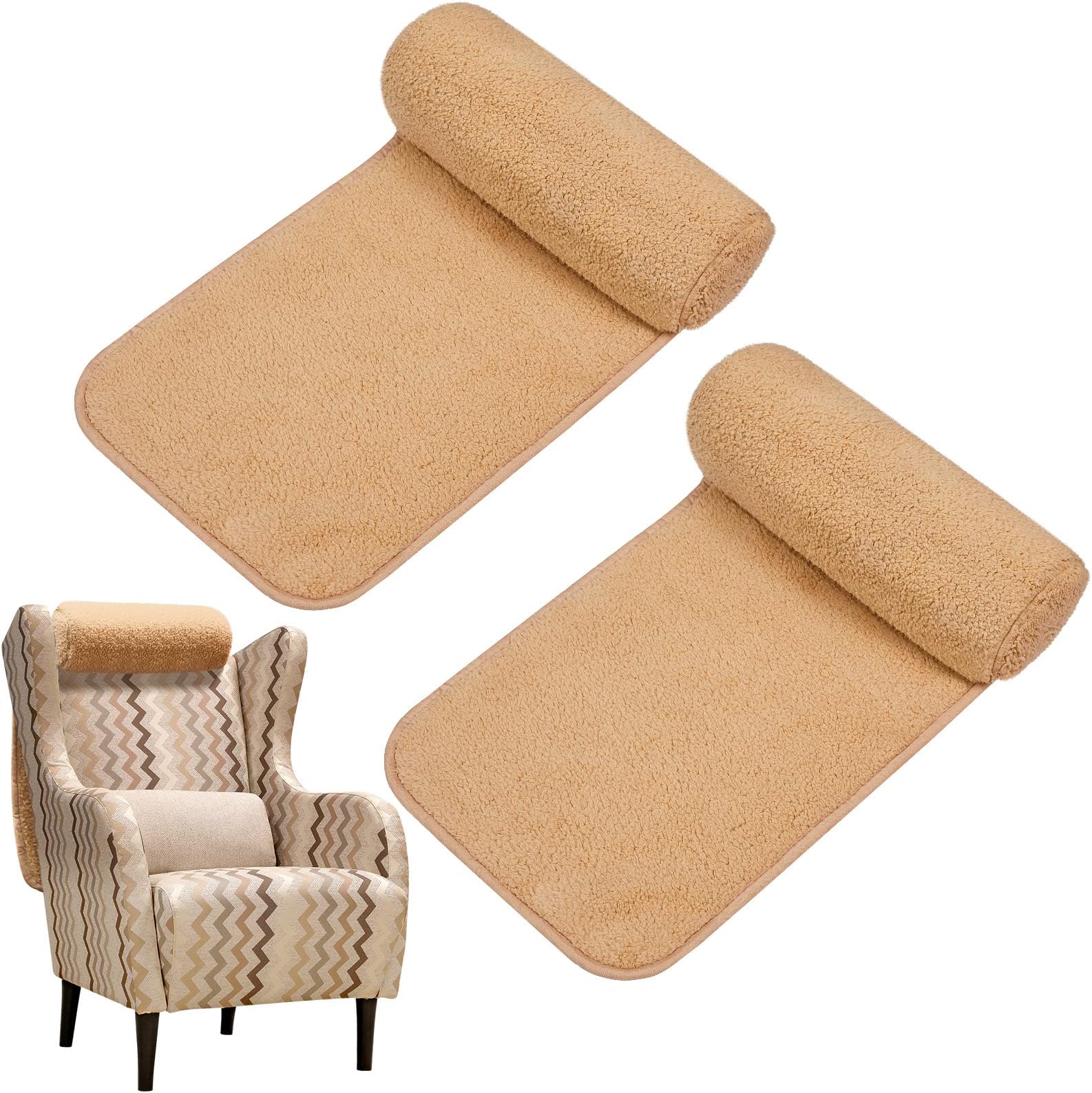 2 Pieces Neck Pillow for Recliner Adjustable Head and Neck