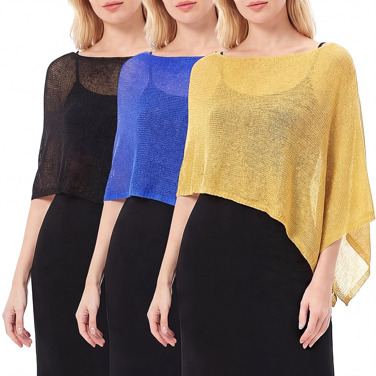 Women Sheer Poncho Shrug