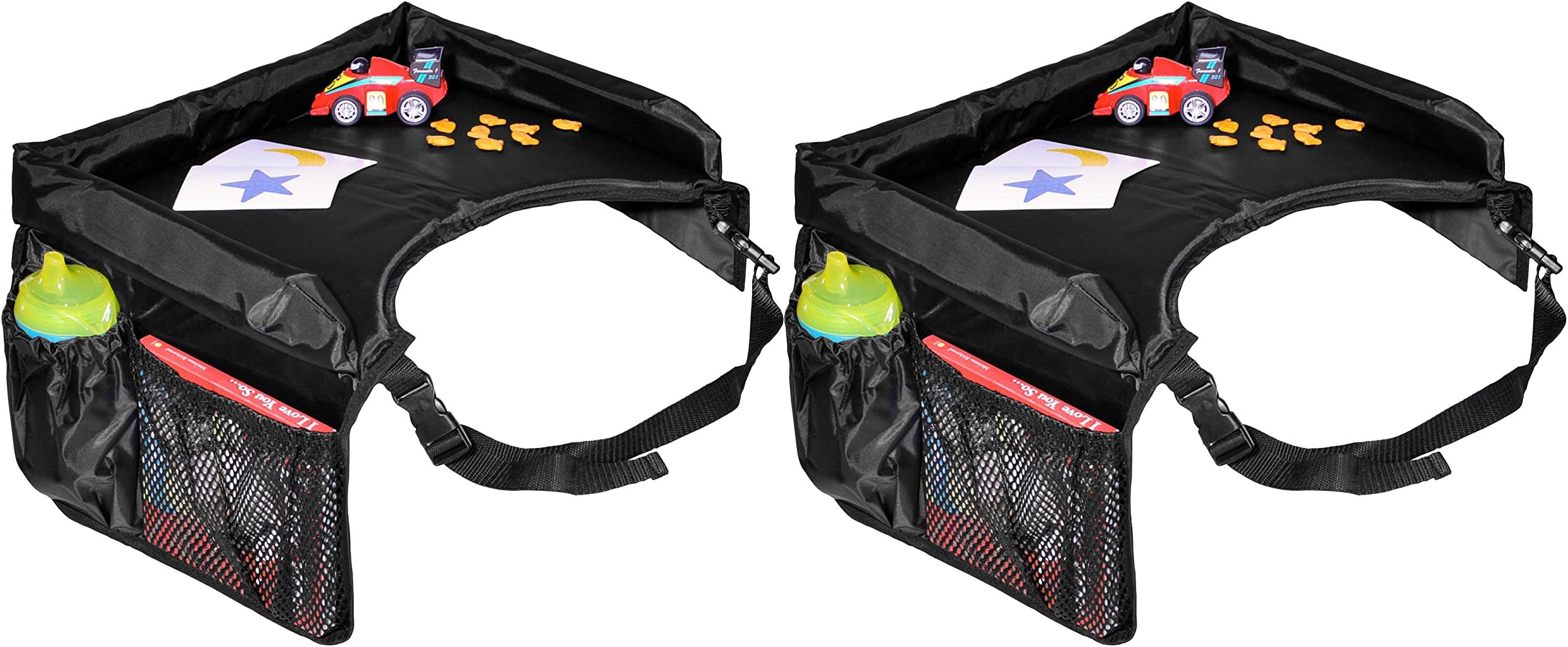 Star Kids Snack and Play Travel Tray, Set of 2