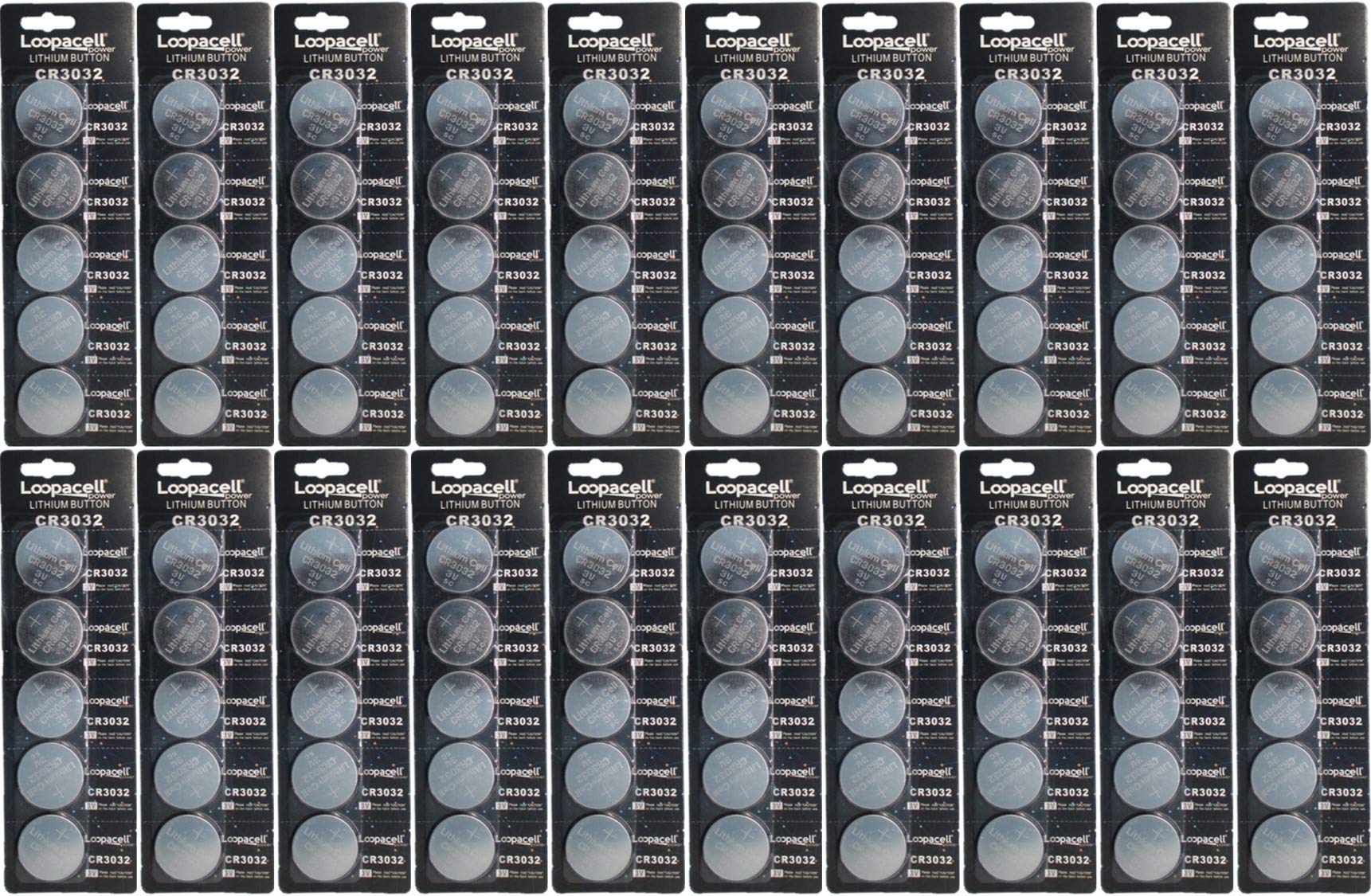 LOOPACELL CR3032 CR 3032 Lithium 3V 100 Batteries