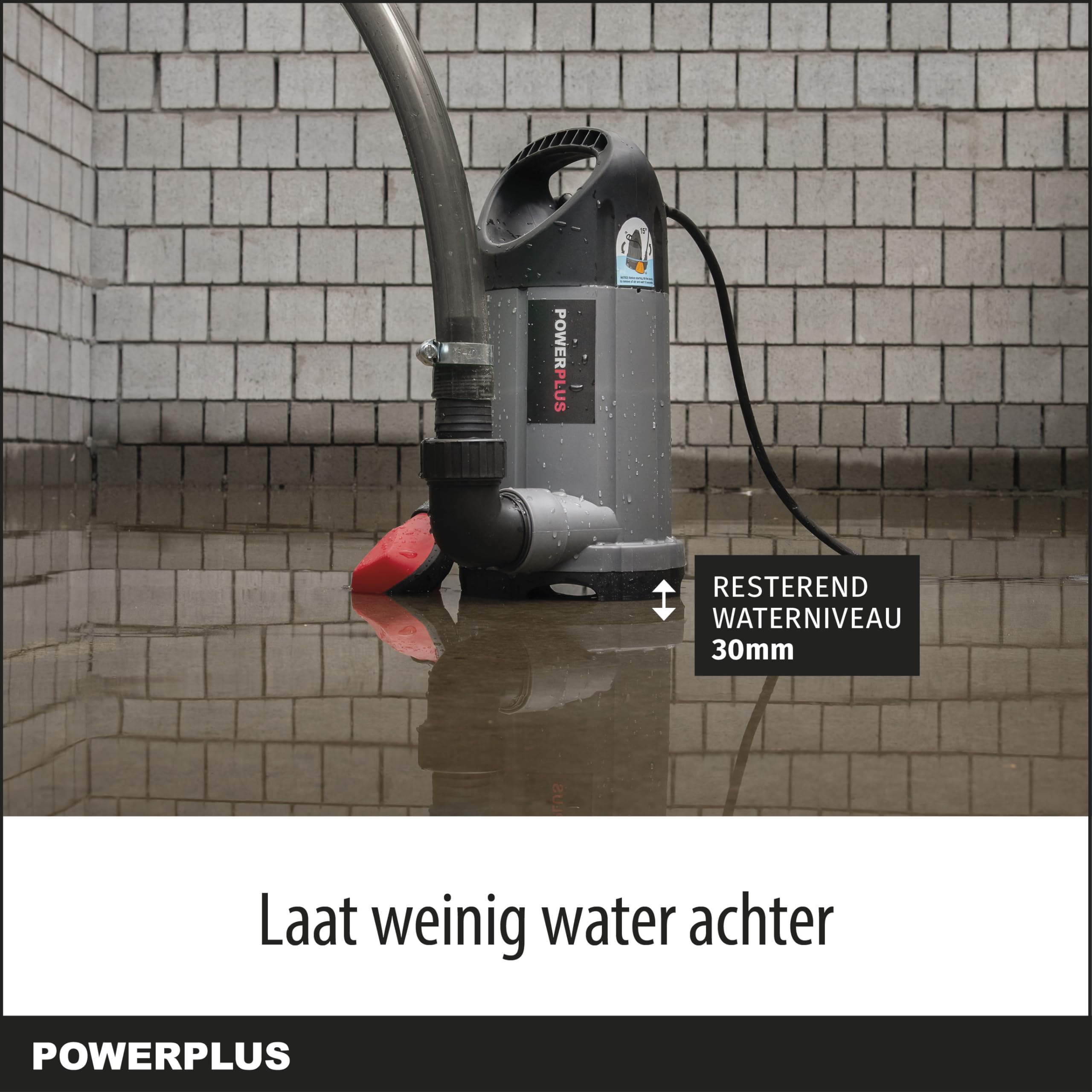 POWERPLUS POWEW67906 - Pompa sommergibile 750 W. acque sporche.