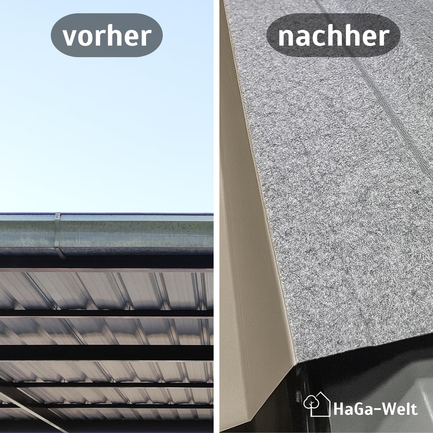 HaGa Antikondensvlies 200 g/m² 15m x 0,6m | selbstklebend, effektiver Schutz vor Feuchtigkeit & Schalldämmung für Camper
