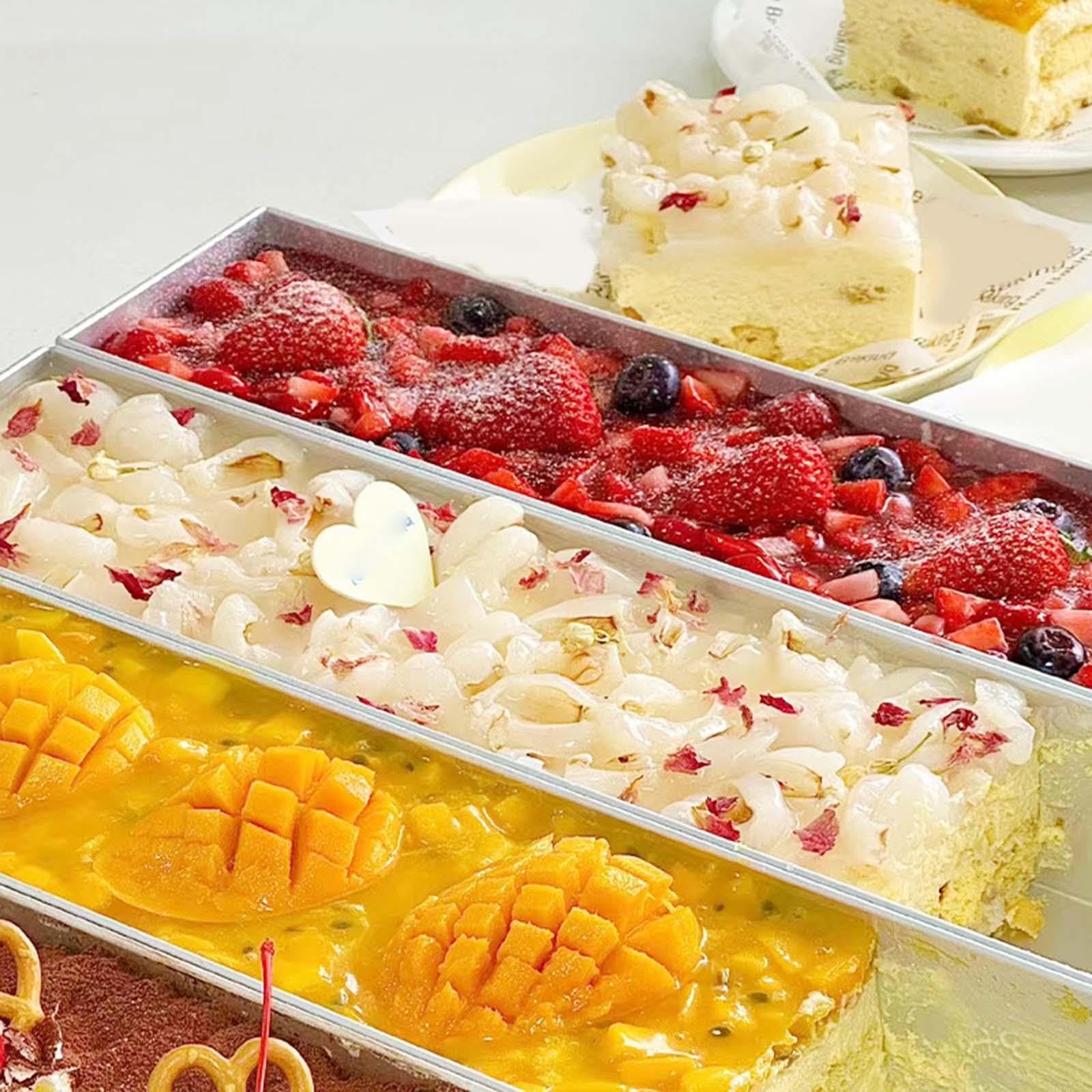 Aluminium Käsekuchenform, Rechteckige Kuchenform, Kuchenform für Die Küche, 41.7 cm