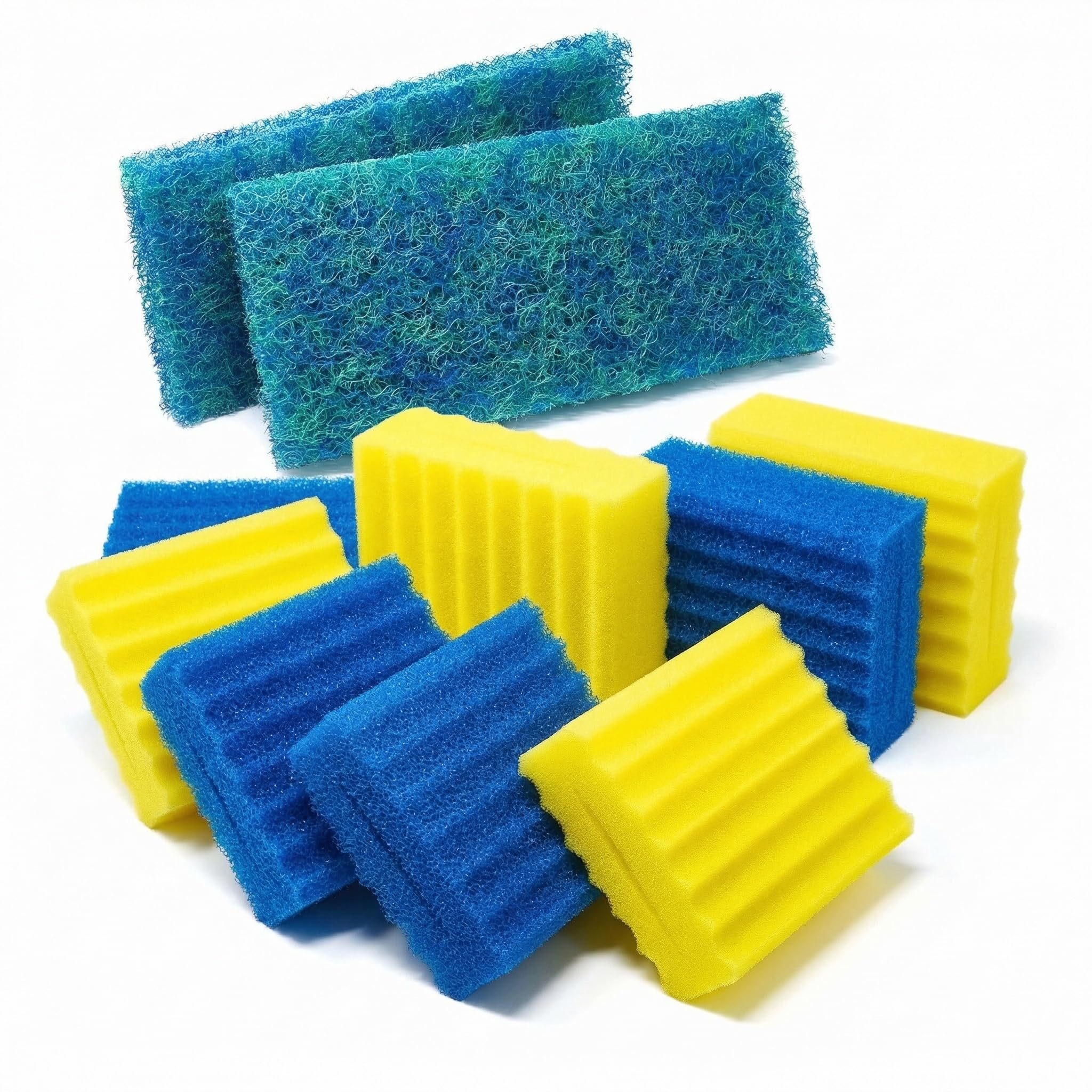 Pondlife Teichfilter Ersatzschwamm- & Japanmatten-Set kompatibel mit OTF 16000 & 350B, passgenaue Filtermedien, Filterschwamm + Japanmatte, auswaschbar, mechanische/biologische Filterung