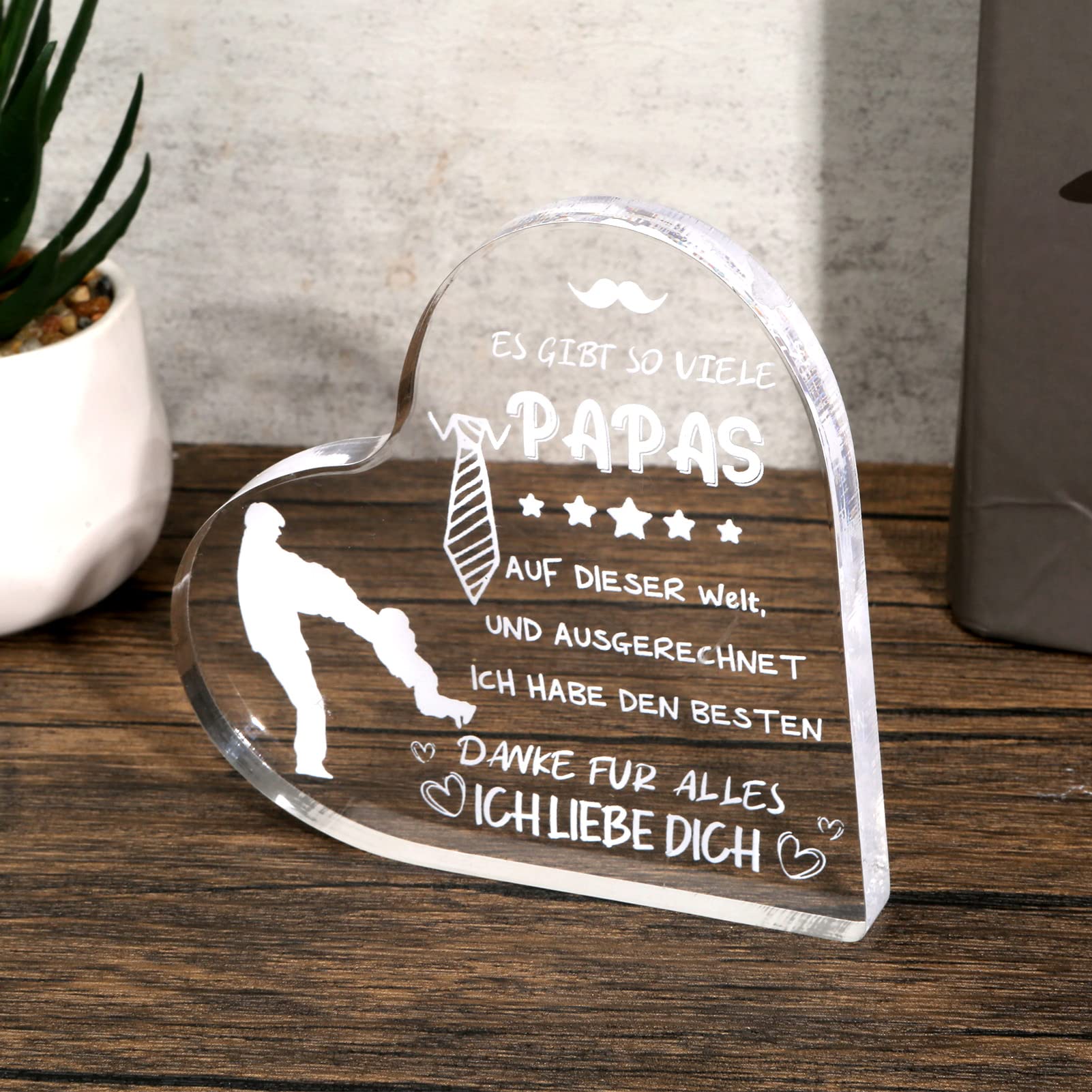 Vaderdag, acryl woondecoratie, beste papa cadeau, verjaardag van