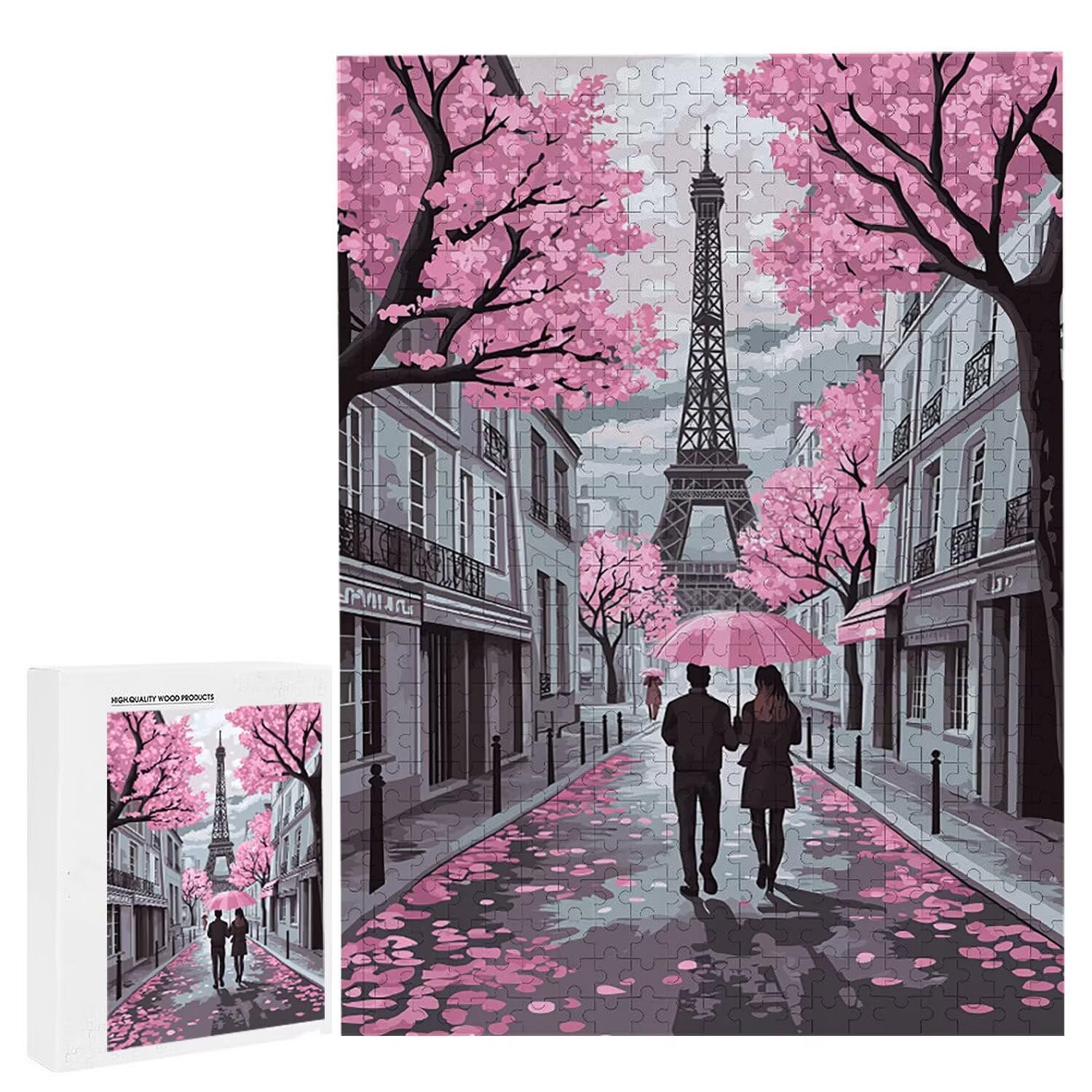 Puzzle 2000 elementów dla dorosłych puzzle dla dorosłych 2000 elementów puzzle wymagające i drażniące mózgi edukacja gra dla całych prezentów dla mężczyzn, puzzle Motyw: (Street View Tower) h-475