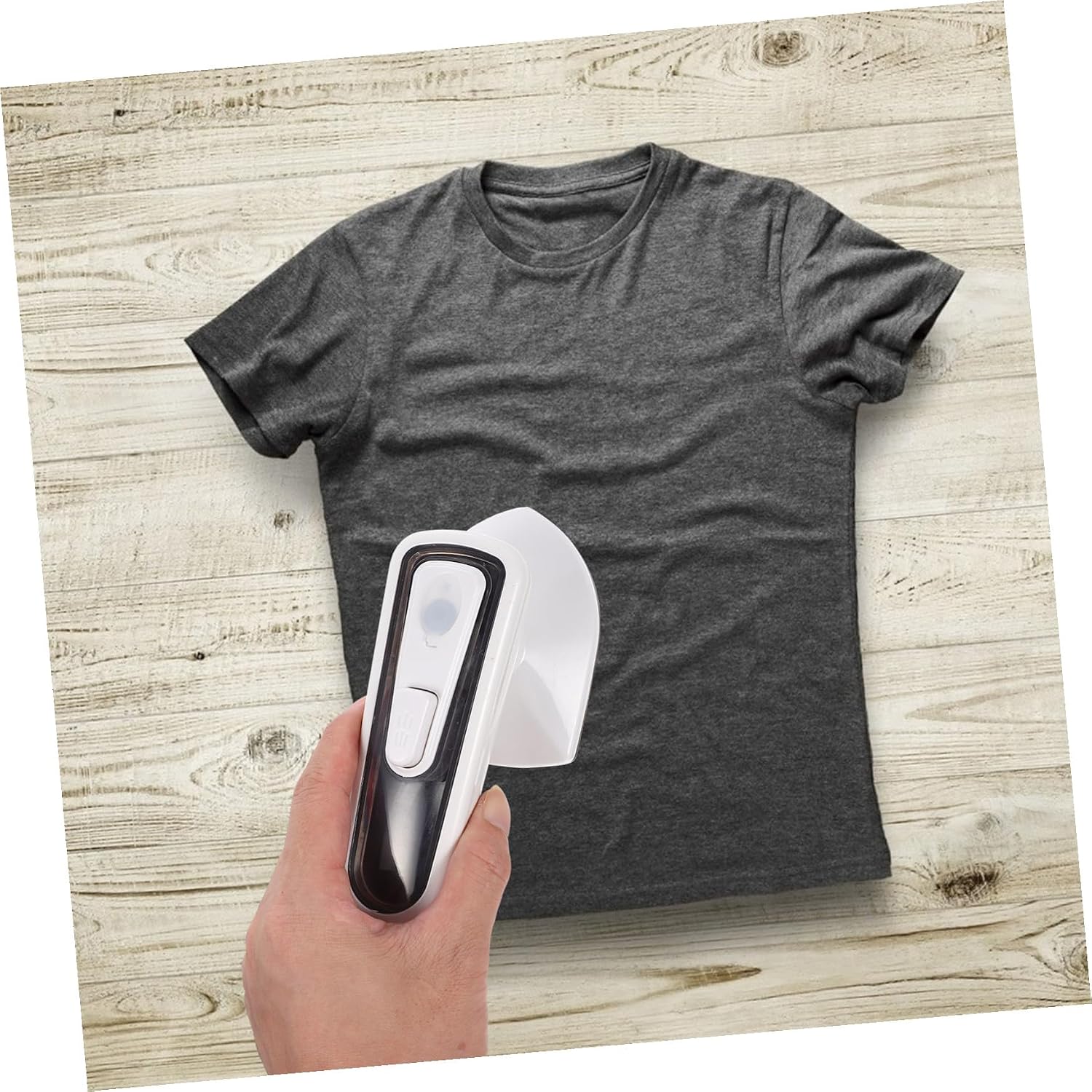 Garneck Portable Handheld Garment Steamer Electric Flatiron for Clothes Wrinkle Removal with Continuous Steam Safe Material Compact Travel US Plug for Home and Travel Use