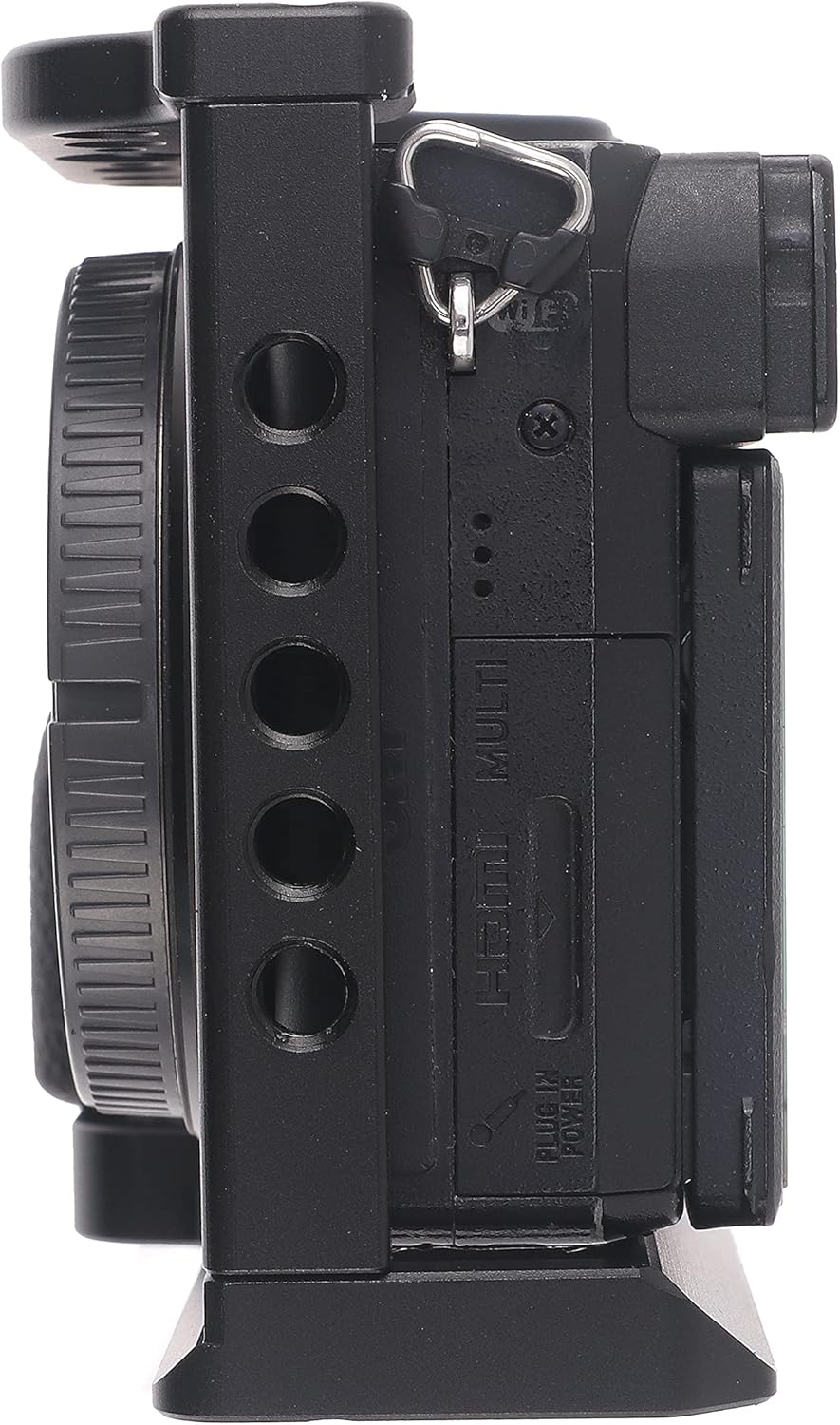 Hersmay Aluminum DSLR Rig Camera Cage Video Stabilizer for Sony A6500 A6400 A6300 A6000 A6100 Cameas with Cold Shoe,Handle Locating Holes,Multiple 1/4" 3/8" Screw Holes