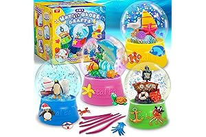 DIY Snow Globe Kit - Personalized Snow Globes Gift Ideas for Boys...