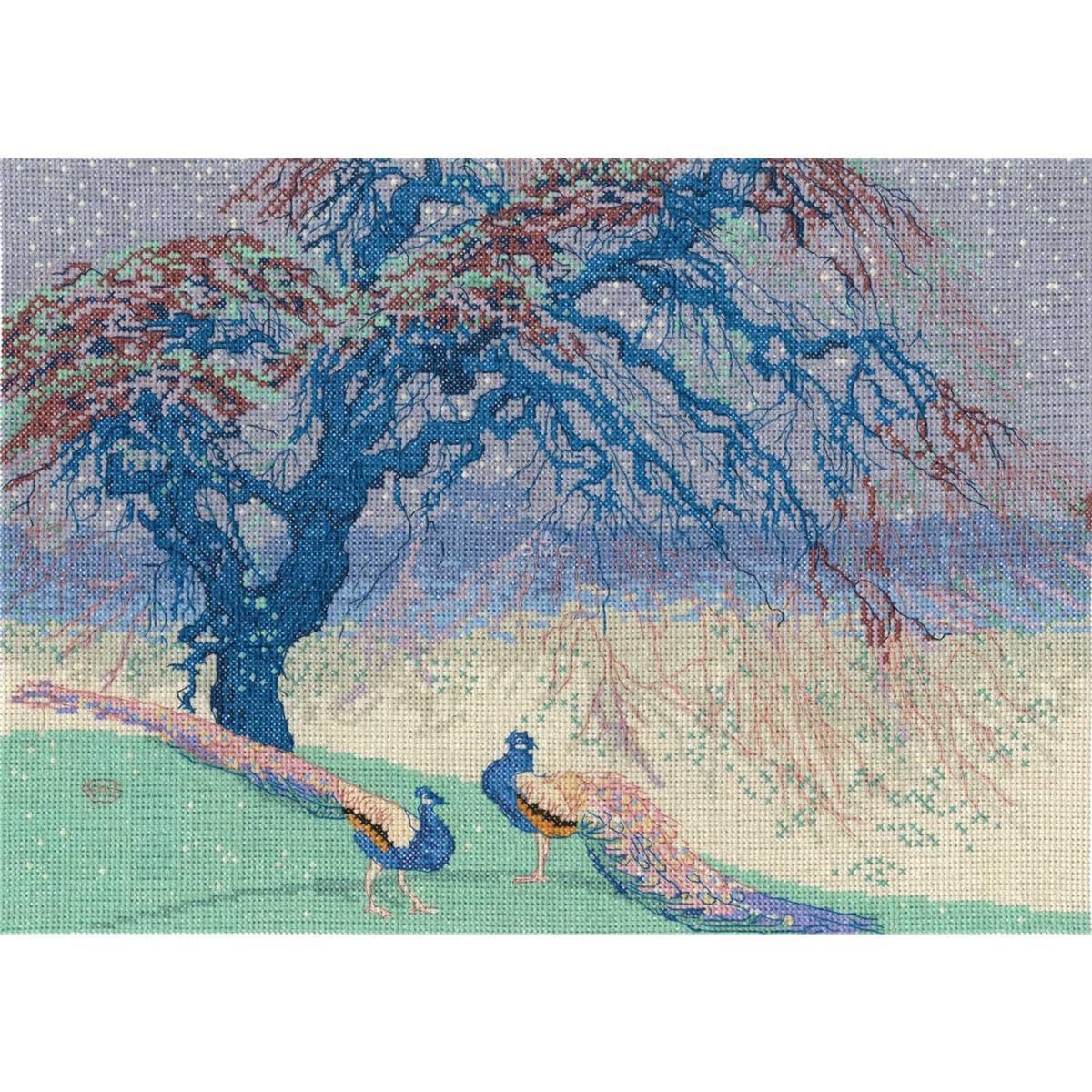 Dmc Multi-Colour "The British Museum When Winter Wanes Cross Stitch Kit,