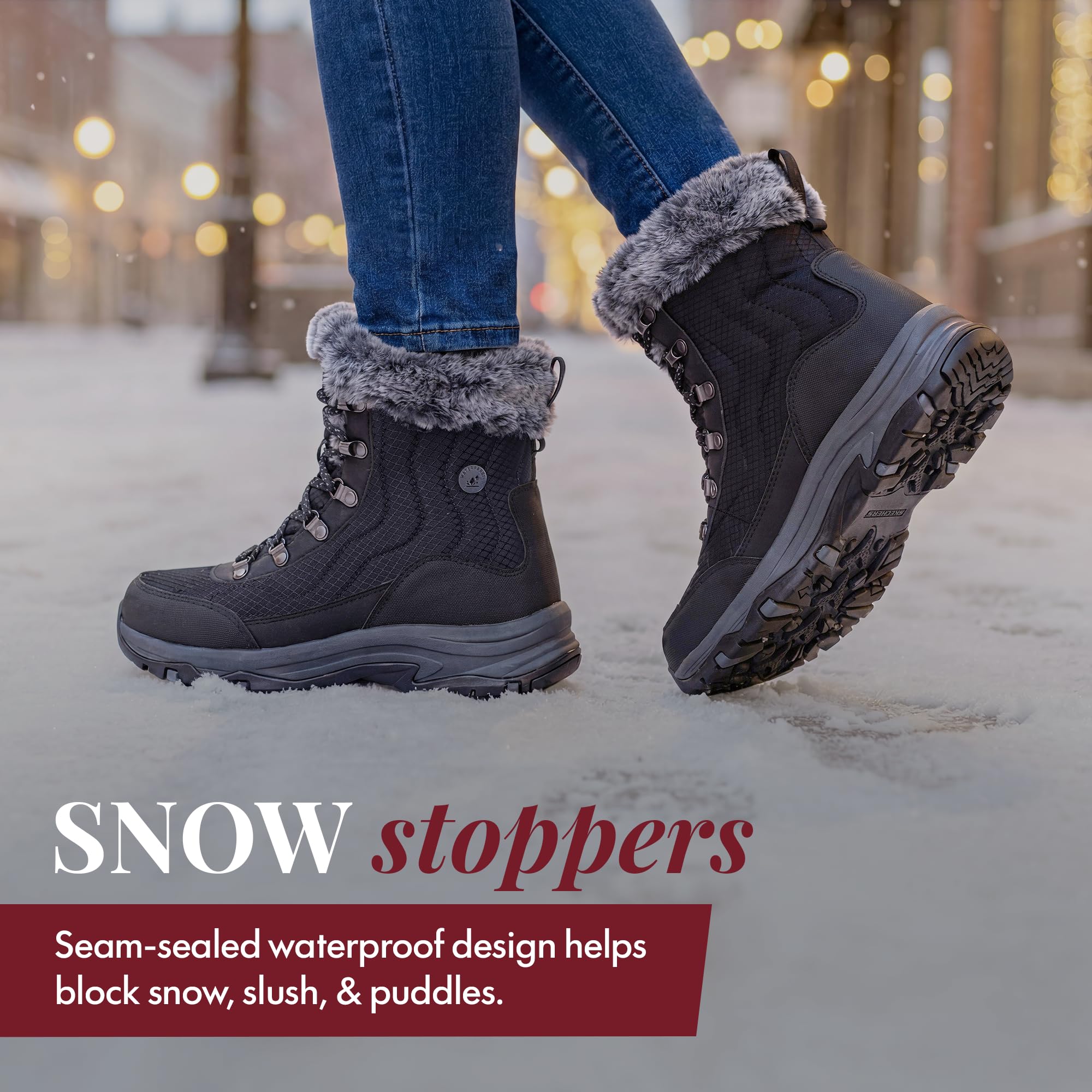 Skechers Trego Stormie Botas cortas al tobilloMujer