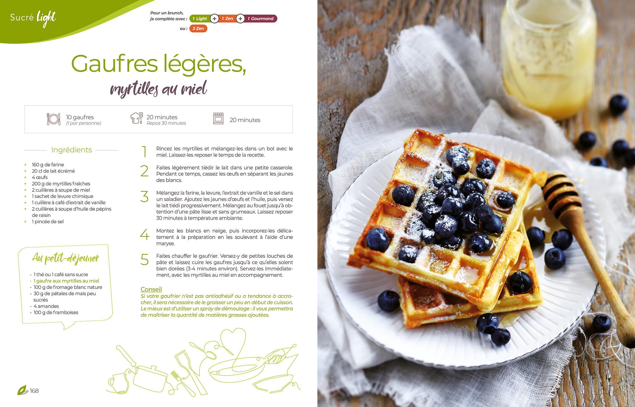 Petits-déjeuners et Brunchs Comme J'aime: Oui au plaisir, Non aux kilos!