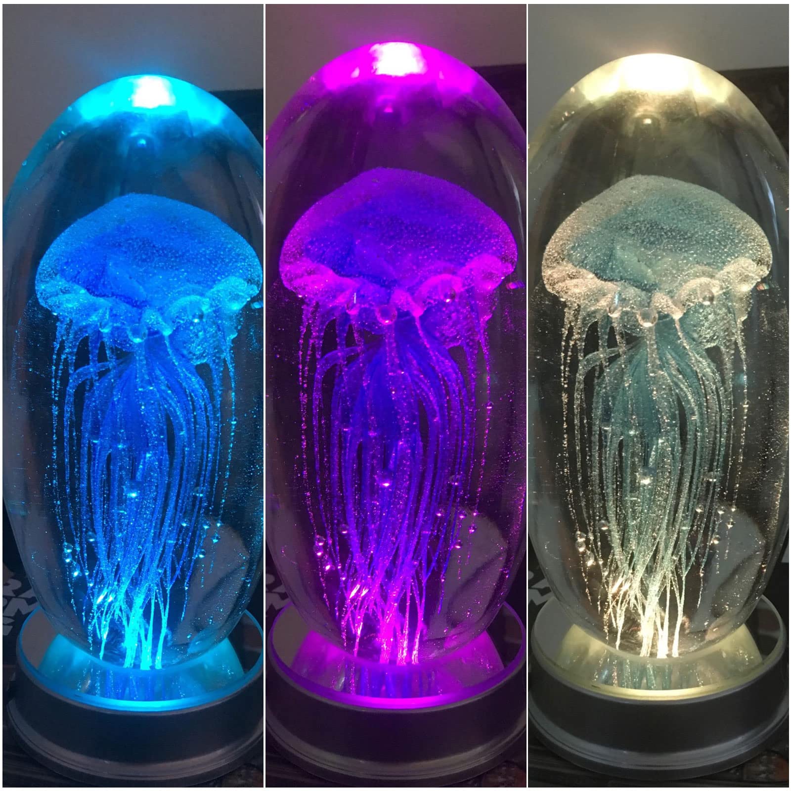 Lot De 4 Bases LED Rondes Colorées - Diamètre 75/85 Mm, 7 Couleurs Changeantes, Pour Présenter Figurines Ou Bijoux