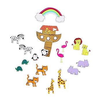 noah ARKS C&P MST 156 　24-25 Amazon.com: Mud Pie Noahs Ark Bath Stickable Set : Home