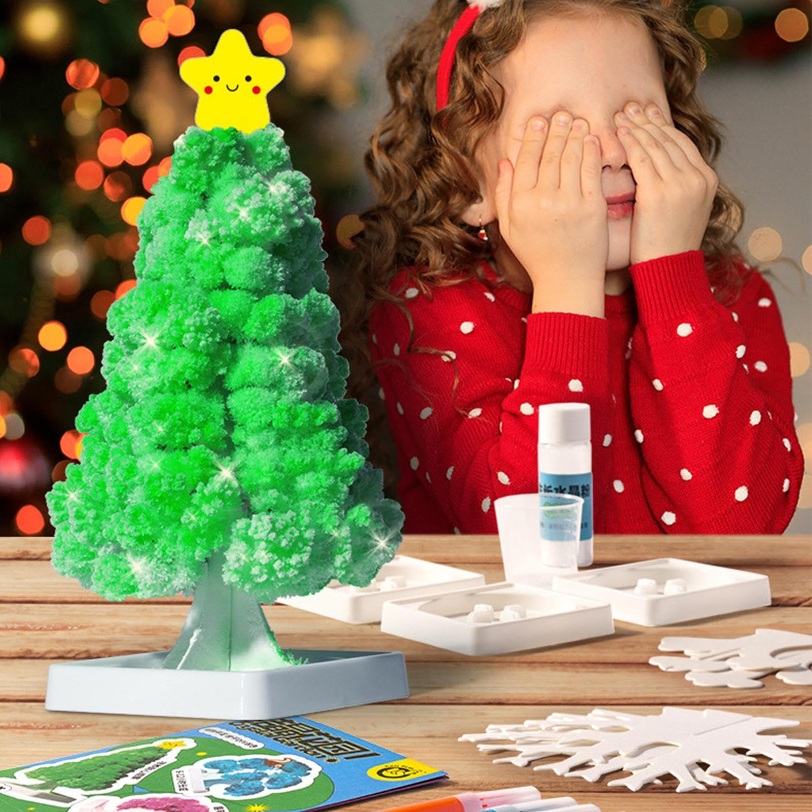Amazon | クリスマスツリーの成長 - 紙の木を育てる クリスタルキット