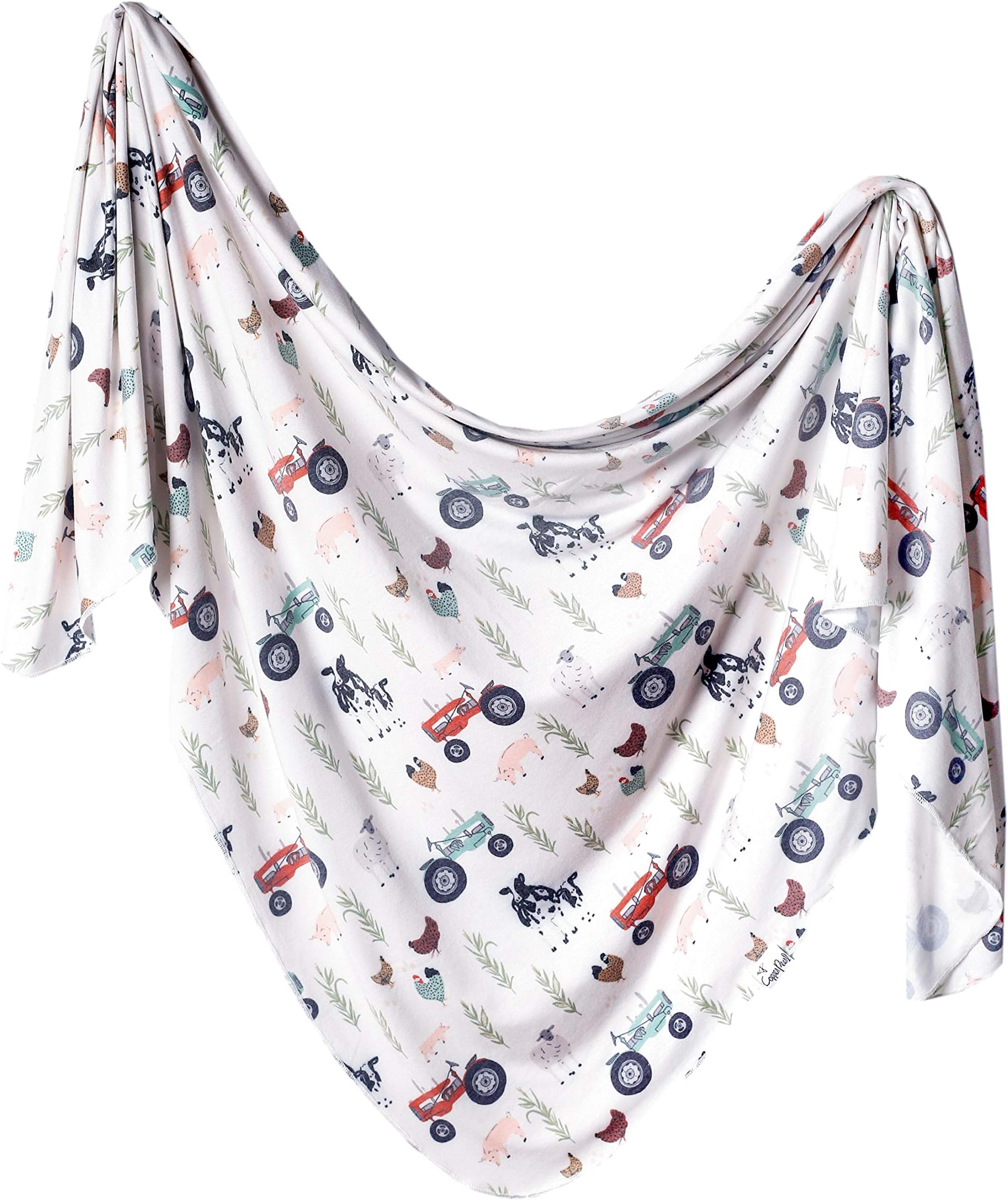 Copper Pearl Large Premium Knit Baby Swaddle Receiving