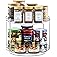 LAMU 2 Tier Lazy Susan Turntable Organizer 9.25'' Rotating Spice Rack Organization for Cabinet, Kitchen, Pantry, Counter