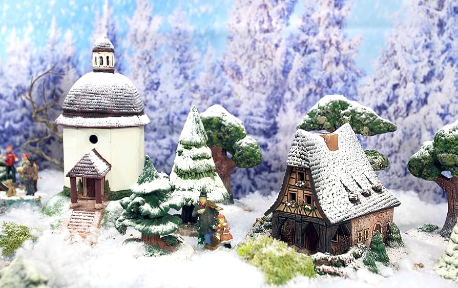 Amazon.com: Midene Ceramic Christmas Village Houses