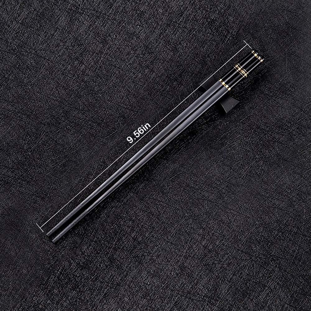 Best Cyber Monday 🔥 5 Pairs Fiberglass Chopsticks - Reusable Chopsticks Dishwasher Safe Golden Pattern Black Chopsticks(with Gift Case) Best Deal Cheap 🛒 5 Pairs Fiberglass Chopsticks - Reusable Chopsticks Dishwasher Safe Golden Pattern Black Chopsticks(with Gift Case)