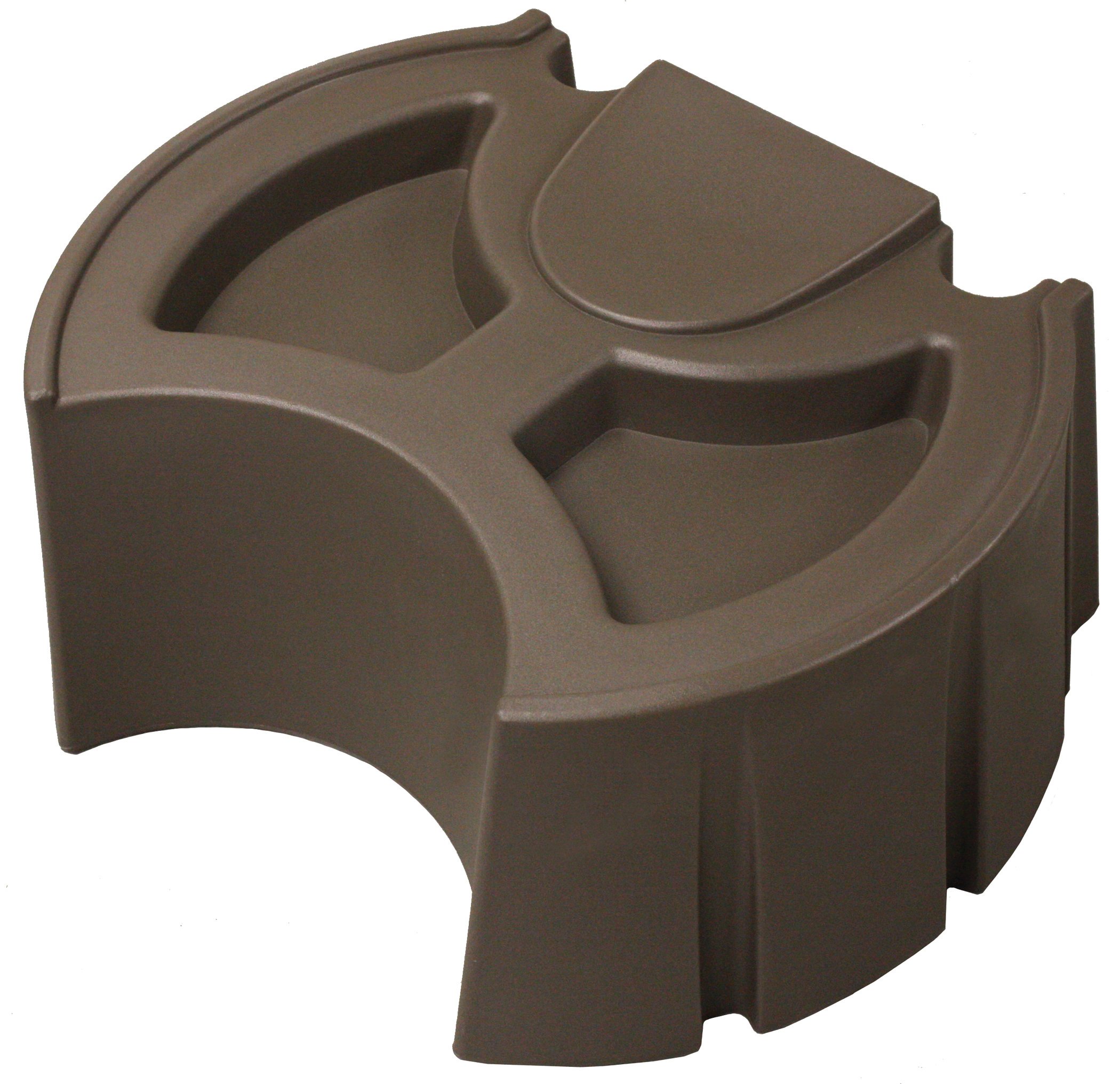 Good Ideas Rain Wizard 50 Gallon Plastic Rain Water Collection Barrel Stand, Oak