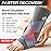 Sleeve Stars Ankle Brace for Women & Men, Ankle Wrap for Sprain, Compression Sleeve for Plantar Fasciitis Relief, Easy Customizable Support: w/ Removable Strap (Pair/M:10-12/Grey)