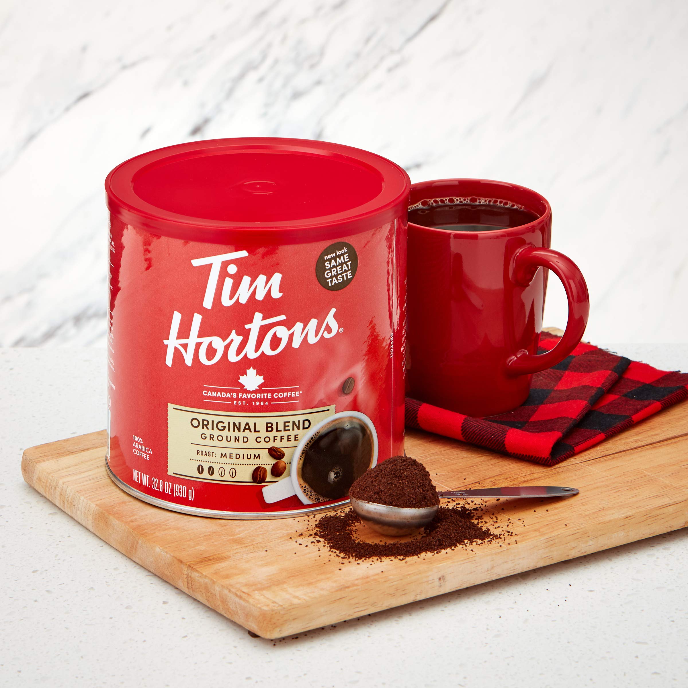 Buy Tim Hortons Cafe & Bake Shop Fine Grind Ground Coffee Larger 930g