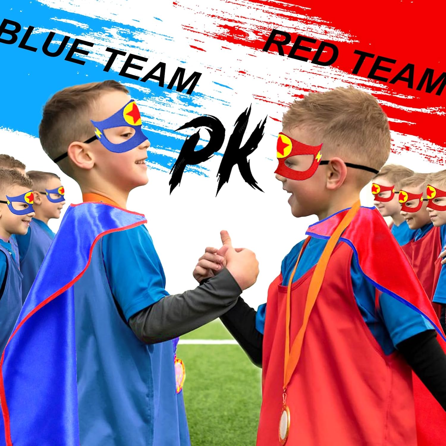 iROLEWIN 20 Pack Bulk Superhero-Capes for Kids Super Hero Capes and Masks image 5