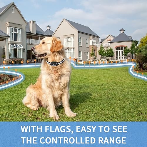 Miniatura 5 de MASBRILL Valla eléctrica para perros  Sistema de valla subterránea para perros, valla de contención eléctrica para perros en el suelo con collar de