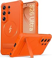 Vista 16 de Vihibii Funda para Samsung Galaxy S26 con soporte, compatible con MagSafe, grado militar a prueba de caídas, protección completa de la cámara, funda