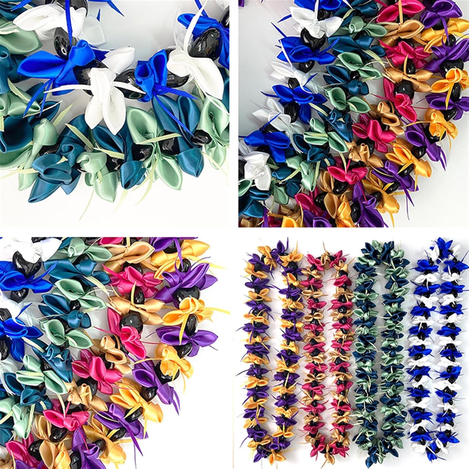 Graduation Leis Braided Lei Class of 2026 Honor Cord Rope for Graduation Party Student Grad DIY Decors, Gold, Blue