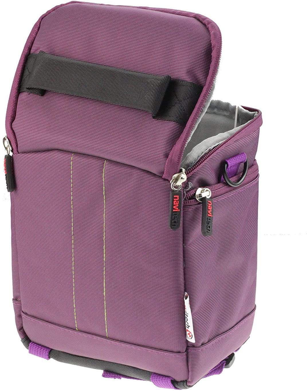 NavitechPurple Portable Binocular Shoulder Bag - Compatible with The NOCOEX 10x42 Binoculars