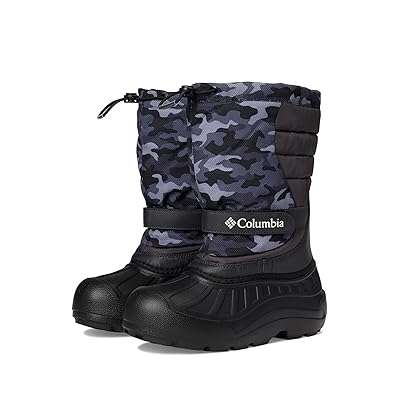 Columbia Kids Powderbugtm Snowlitetm (Toddler/Little Kid/Big Kid) Kids Shoes Shark/Black Urban Camo