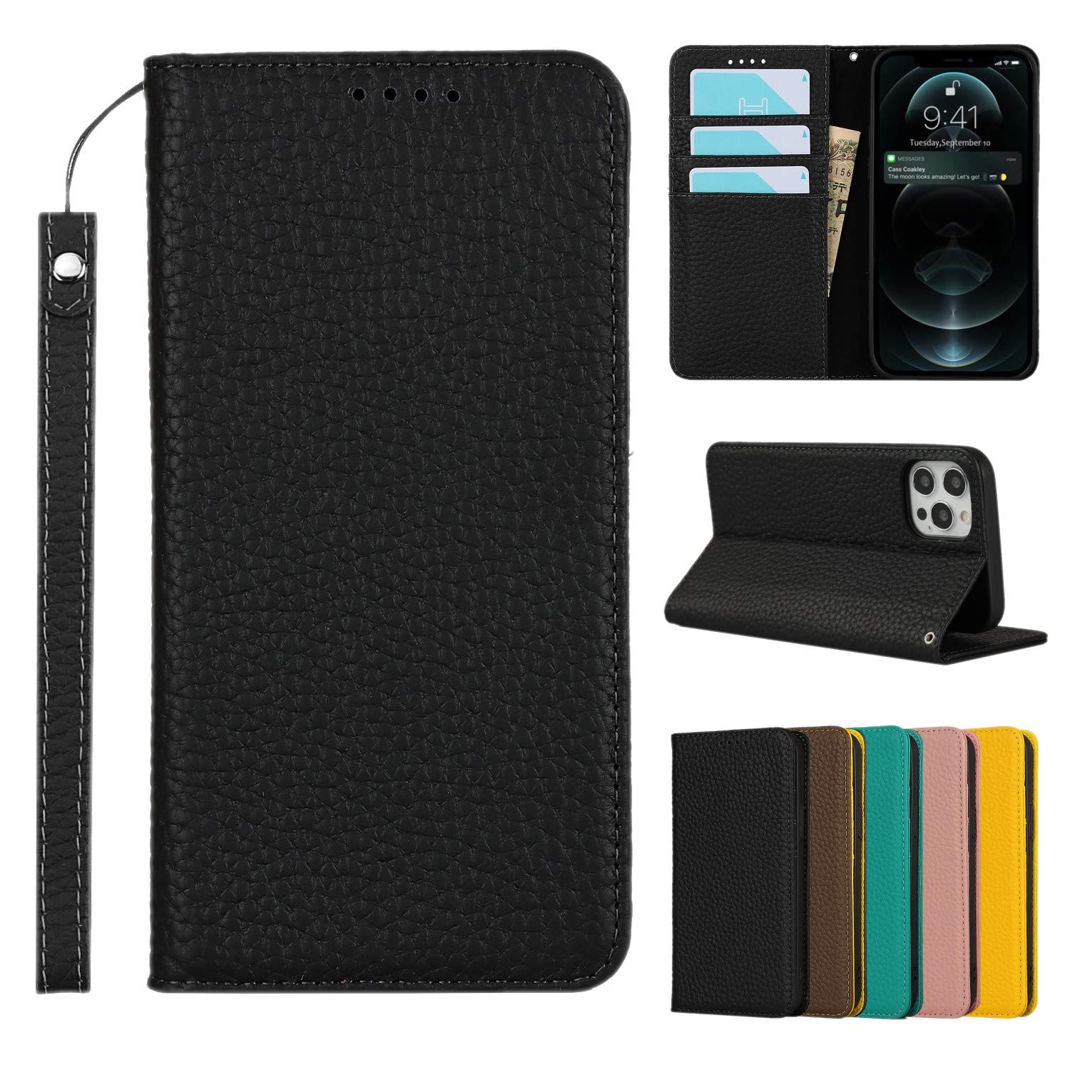 Pelanty iPhone 12/12Pro 本革手帳型ケース i | Pelanty for iPhone 12 ケース手帳型 for iPhone12pro 携帯