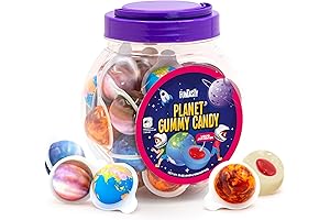 Indulge in a Cosmic Treat: Planets Gummy Balls Candy with a Luscious Jam Center