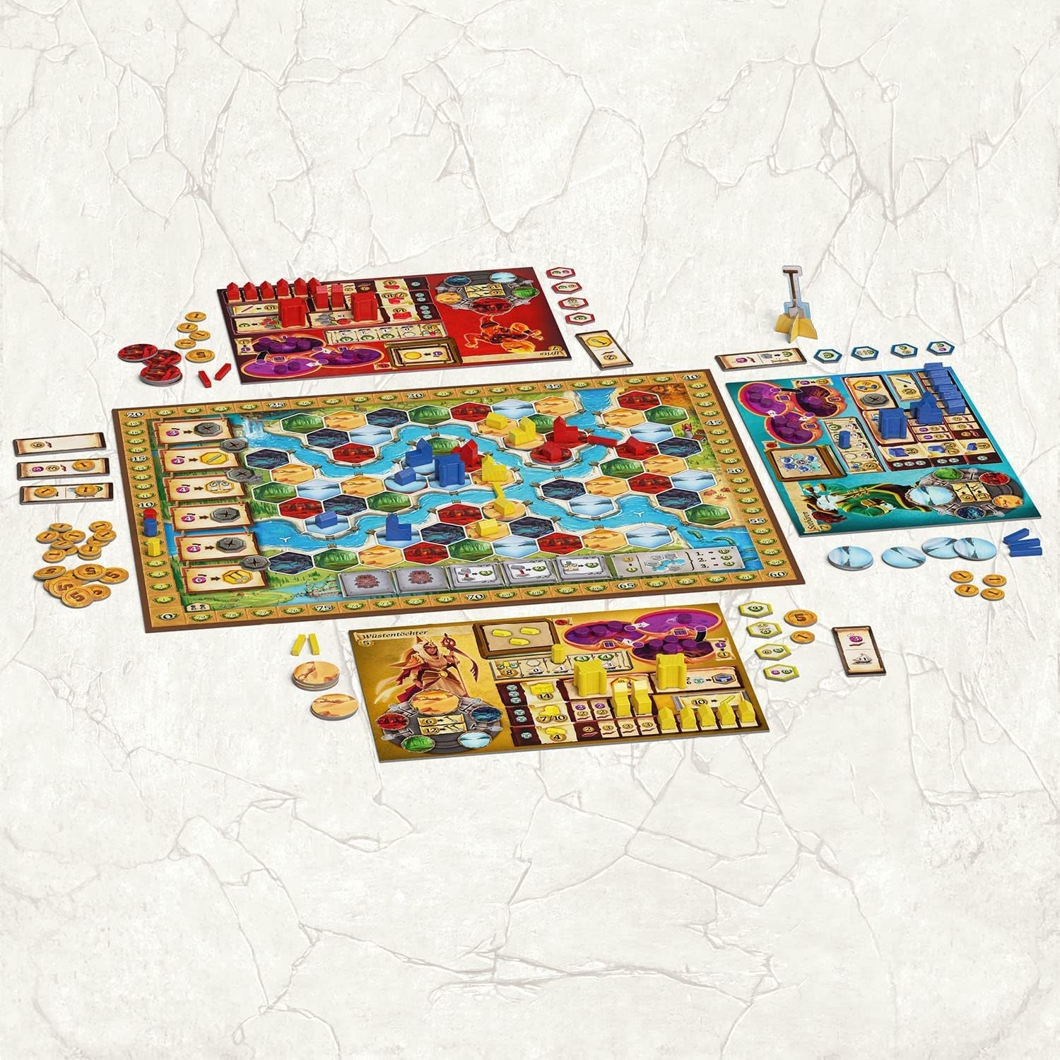 KOSMOS 683382 Terra Nova, basierend auf Expertenspiel Terra Mystica“, Kennerspiel für 2-4 Personen ab 12 Jahren, hochwertige Ausstattung, 10 Völker, Gesellschaftsspiel, Brettspiel