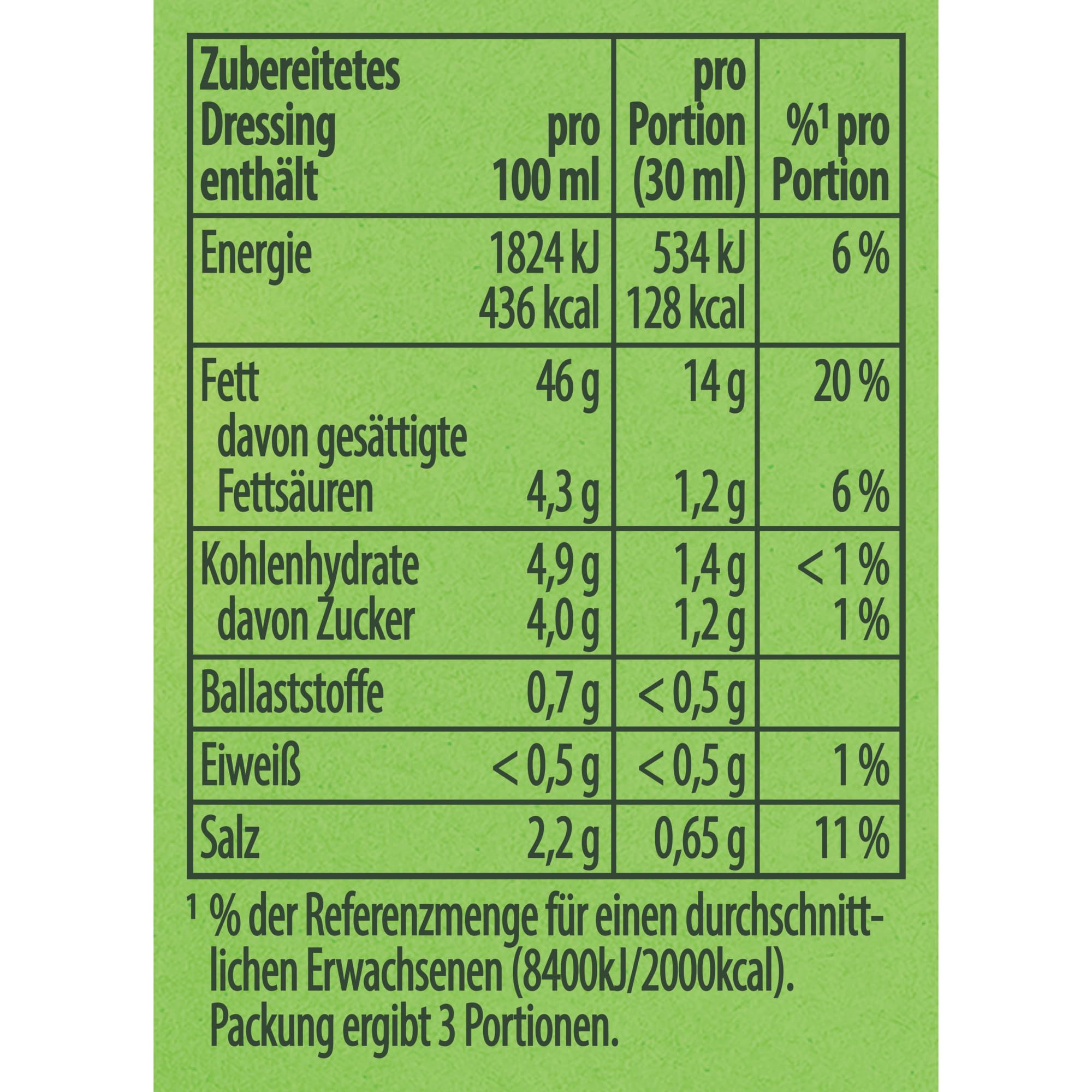 Knorr Salatkrönung Paprika Kräuter für ein leckeres Salatdressing mit natürlichen Zutaten* 5 x 3 Portionen 15 Stück