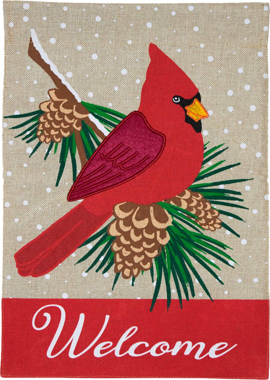 Briarwood Lane Gartenflagge, Feder-Design, Jute, 32,5 X 45,7 Cm – Doppelseitig Bedruckt