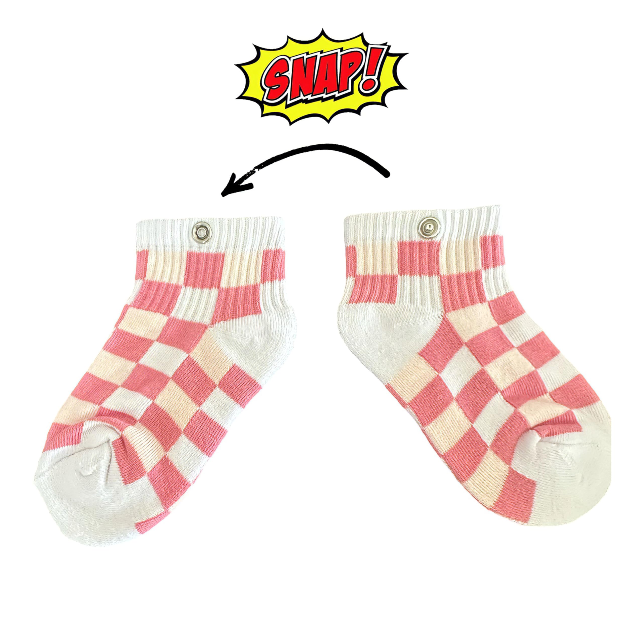 Christening Day Baby Boys White Cotton Anklet Socks with Buttons - Medium 4-6 Months