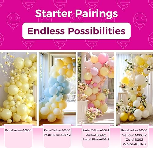 Miniatura 294 de Bezente Globos de látex verde lima para fiesta, paquete de 100 globos de color verde claro de 12 pulgadas, globos redondos de helio verde fruta