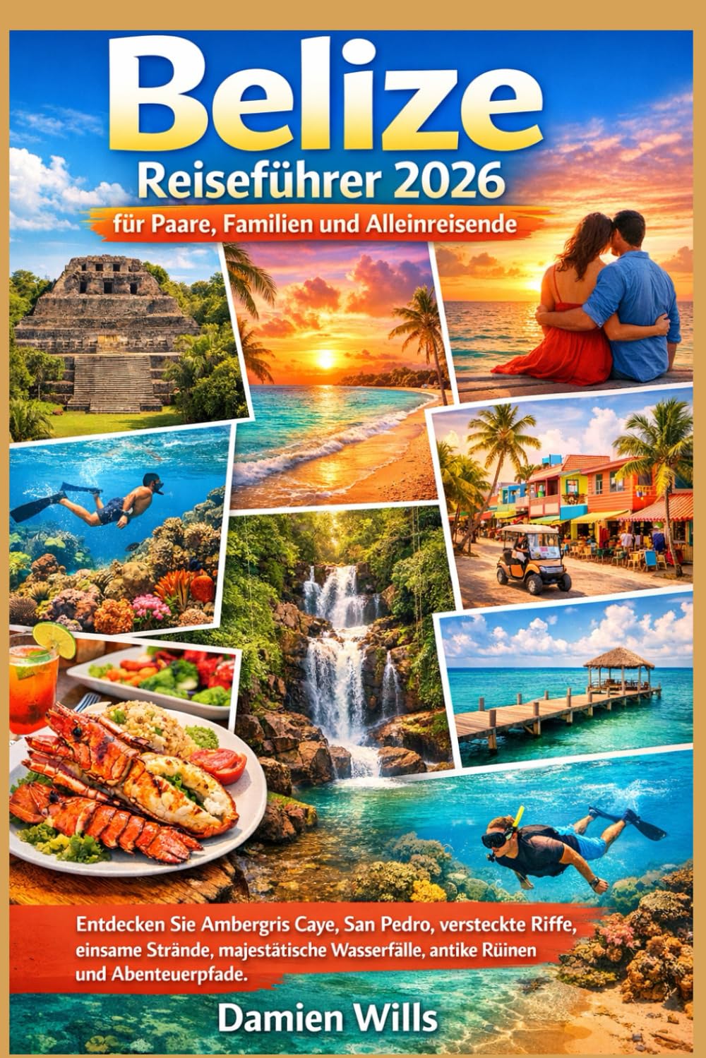 Belize Reiseführer 2026 für Paare, Familien und Alleinreisende: Entdecken Sie Ambergris Caye, San Pedro, versteckte Riffe, einsame Strände, majestätische Wasserfälle, antike Ruinen und Abenteuerpfade.