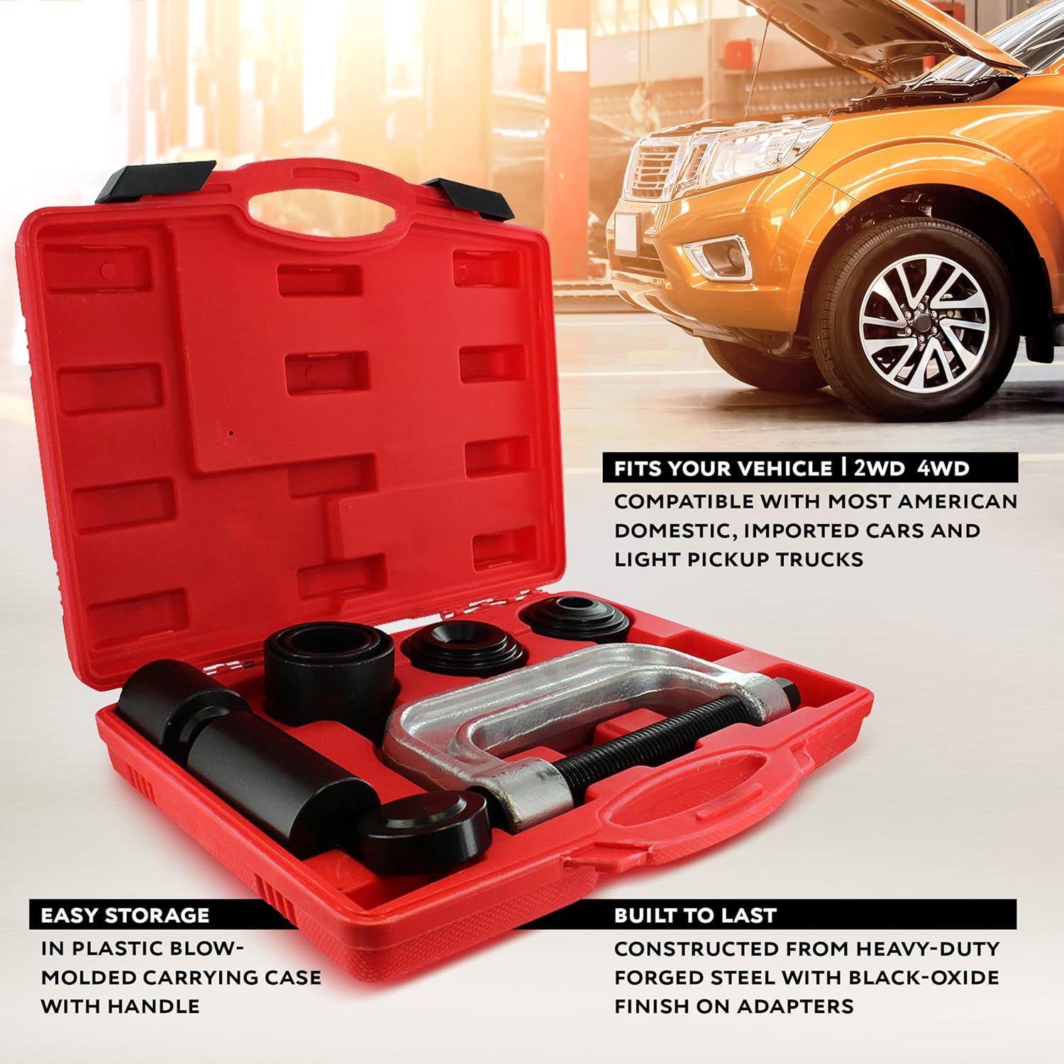Using A Ball Joint Press Tool